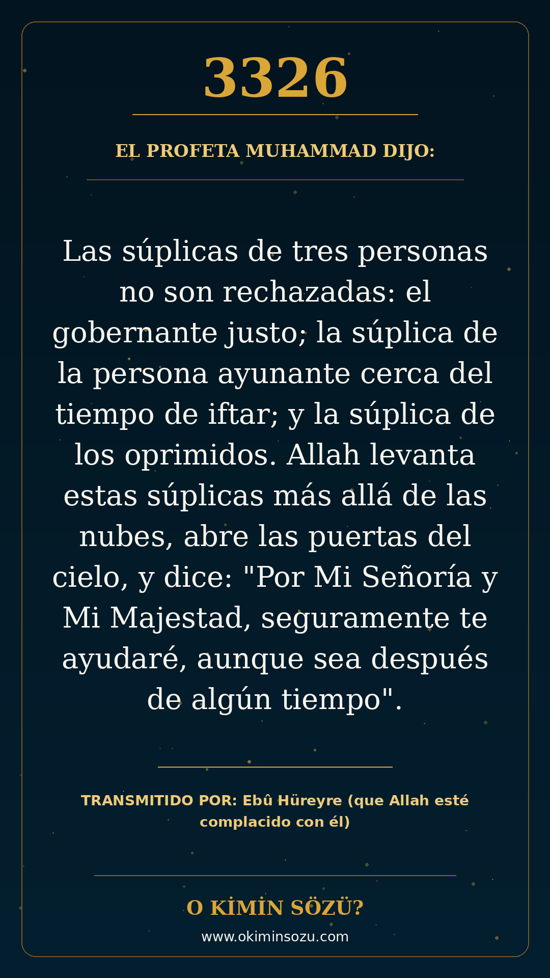 hadis 3326 es