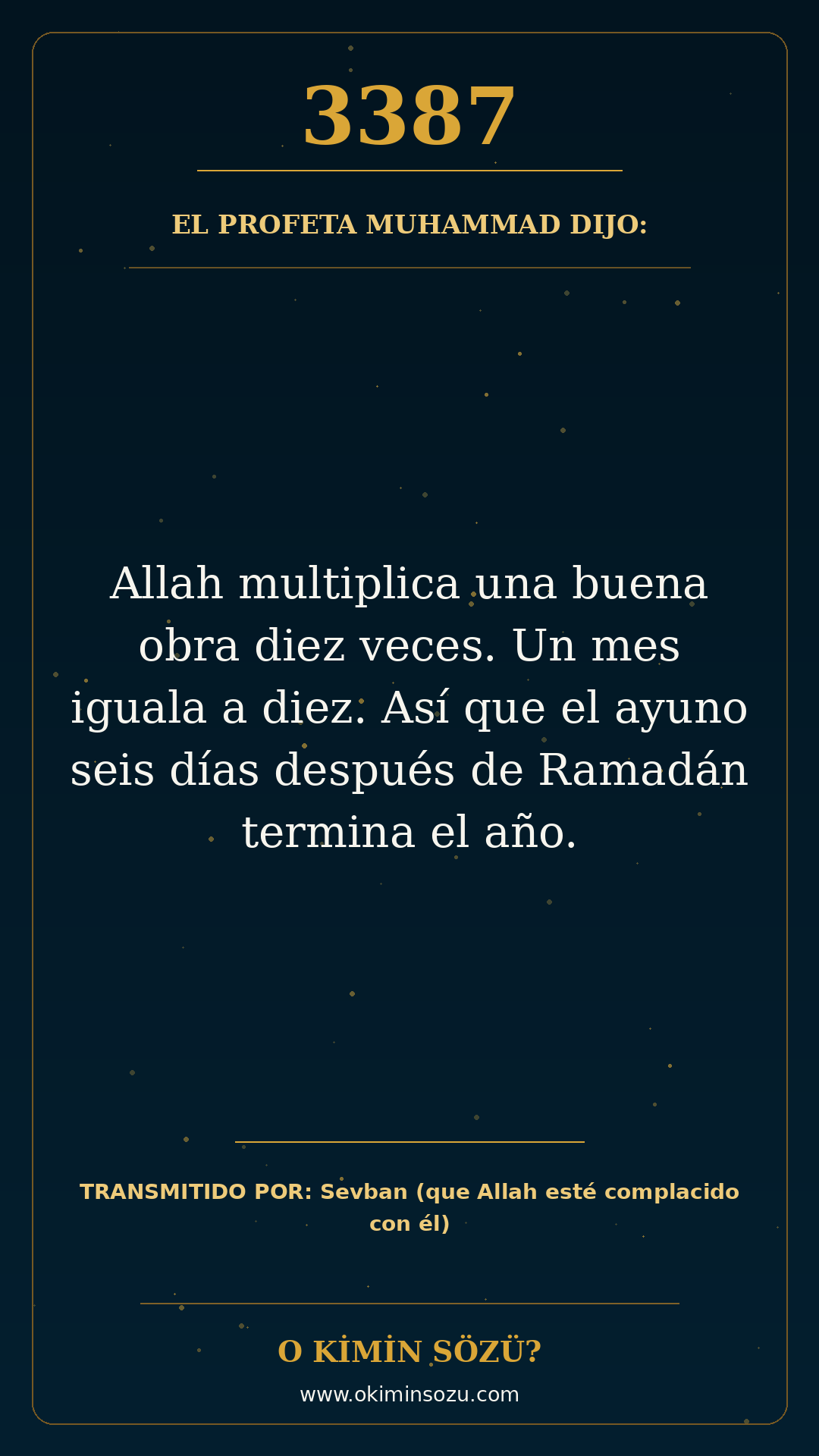 hadis 3387 es