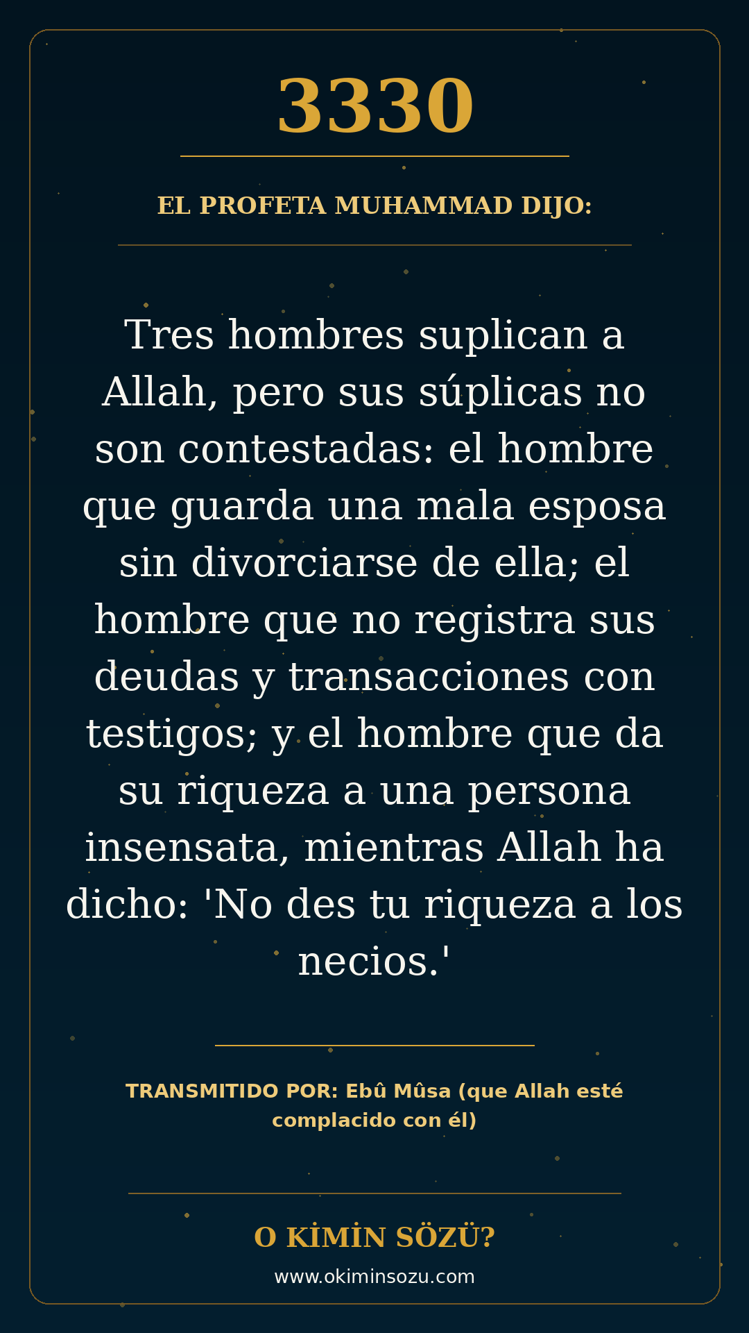 hadis 3330 es