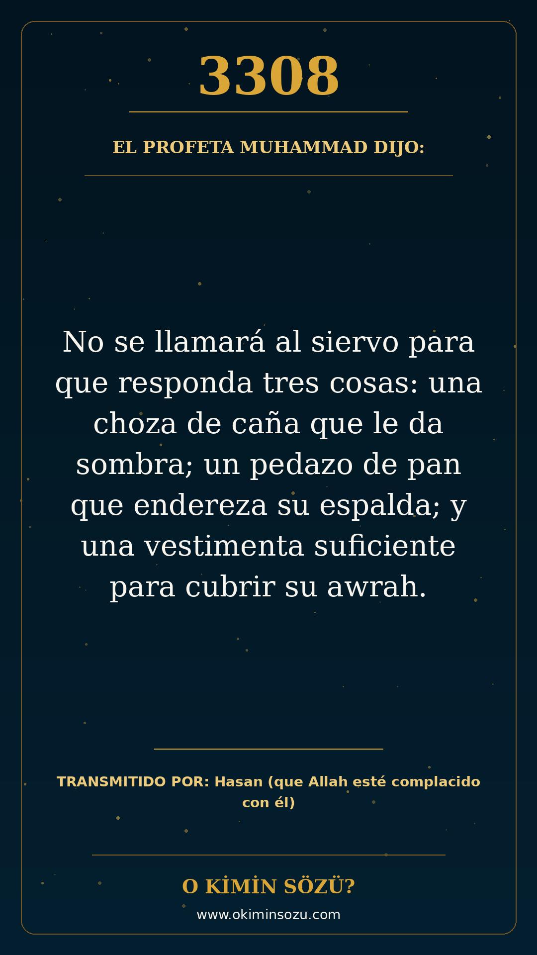 hadis 3308 es