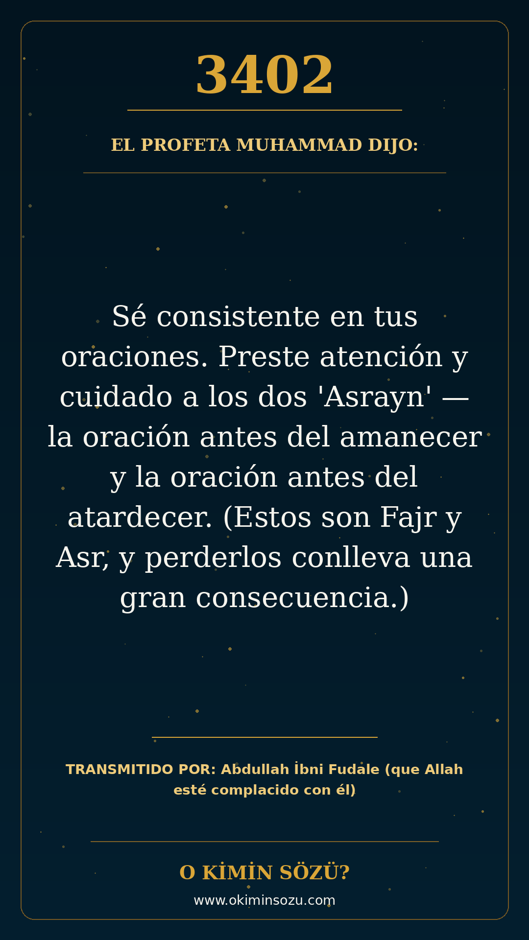 hadis 3402 es