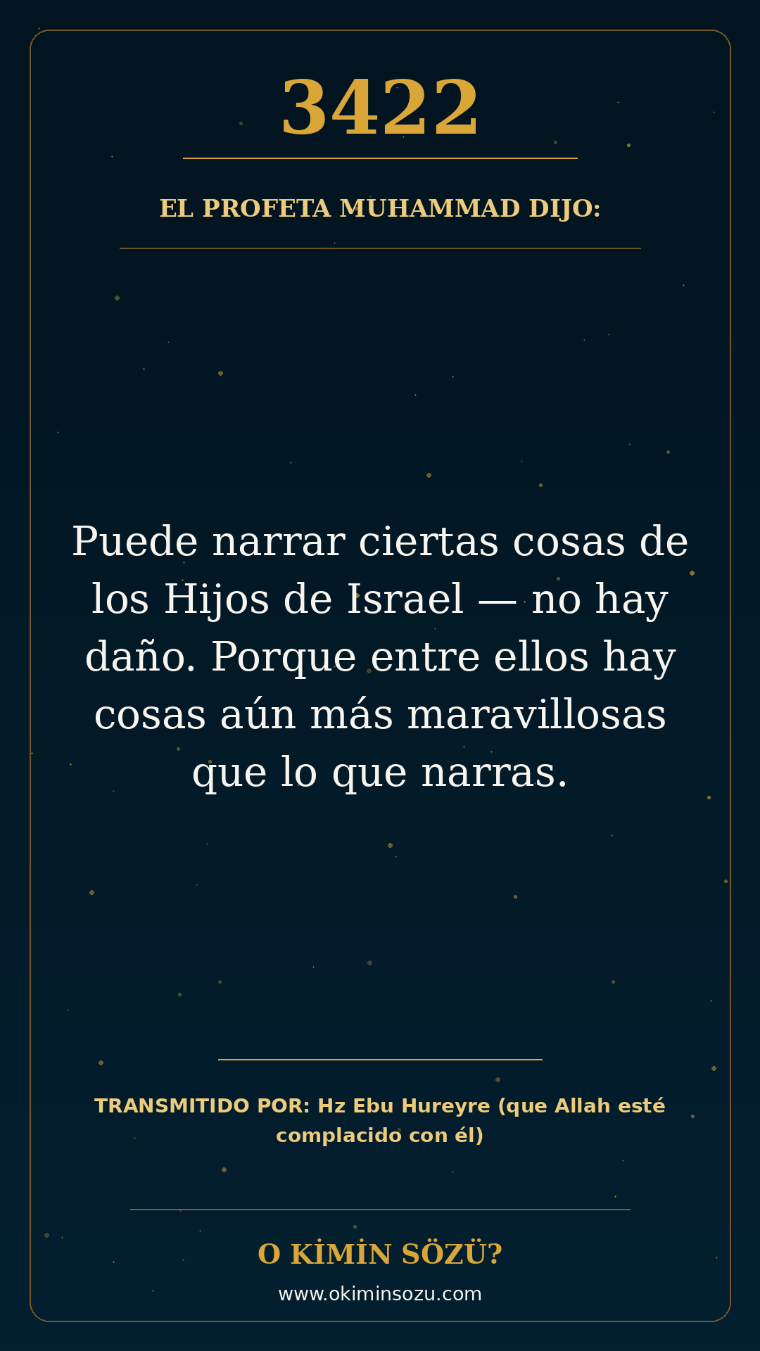 hadis 3422 es