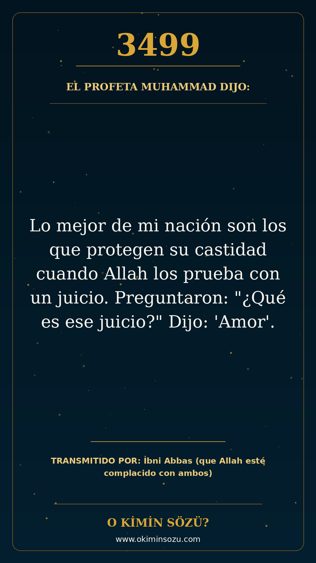 hadis 3499 es