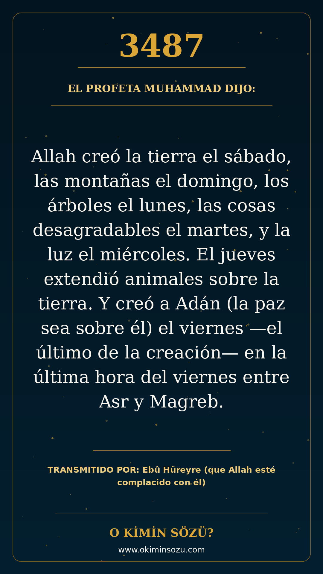 hadis 3487 es