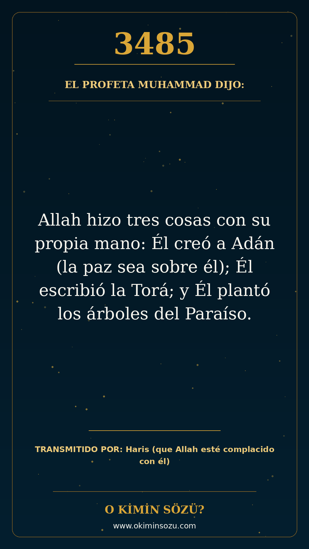 hadis 3485 es