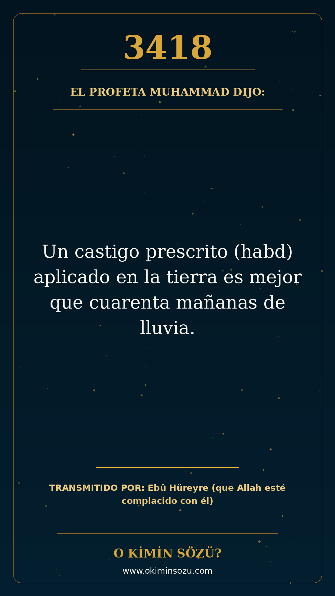 hadis 3418 es