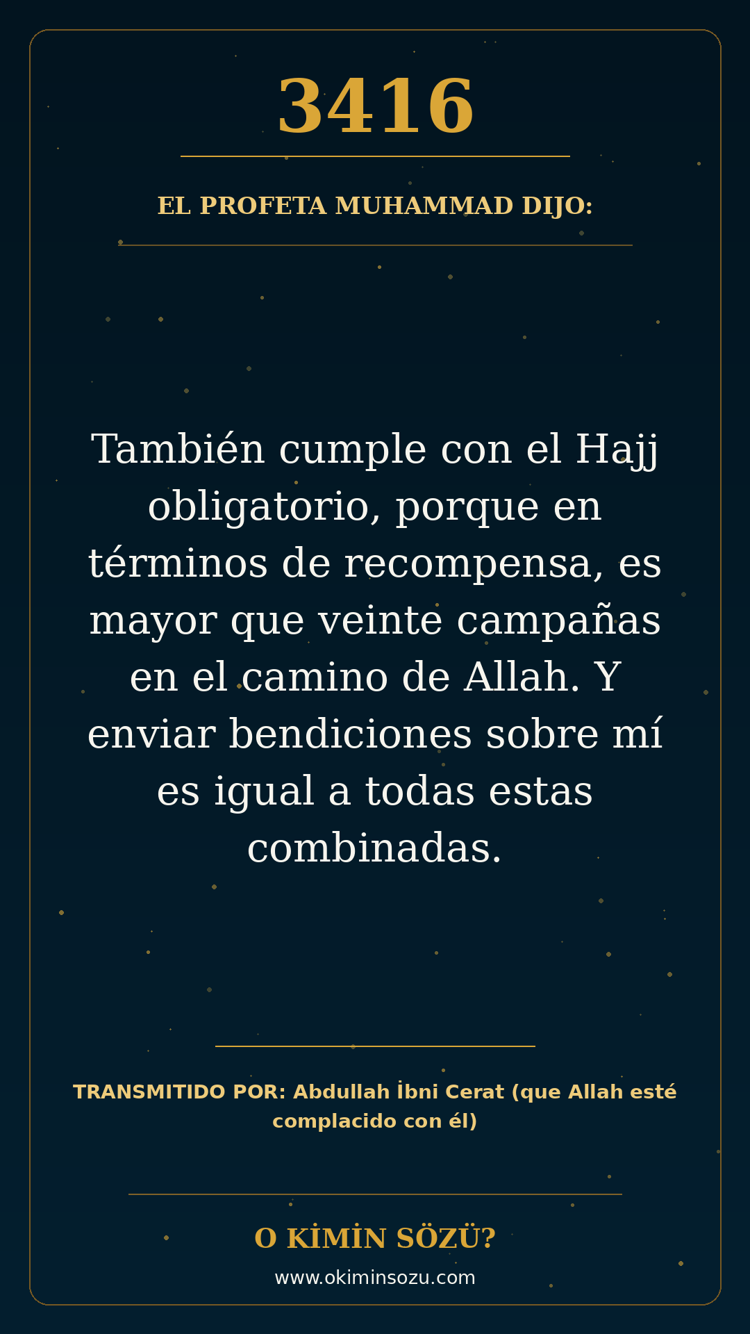 hadis 3416 es