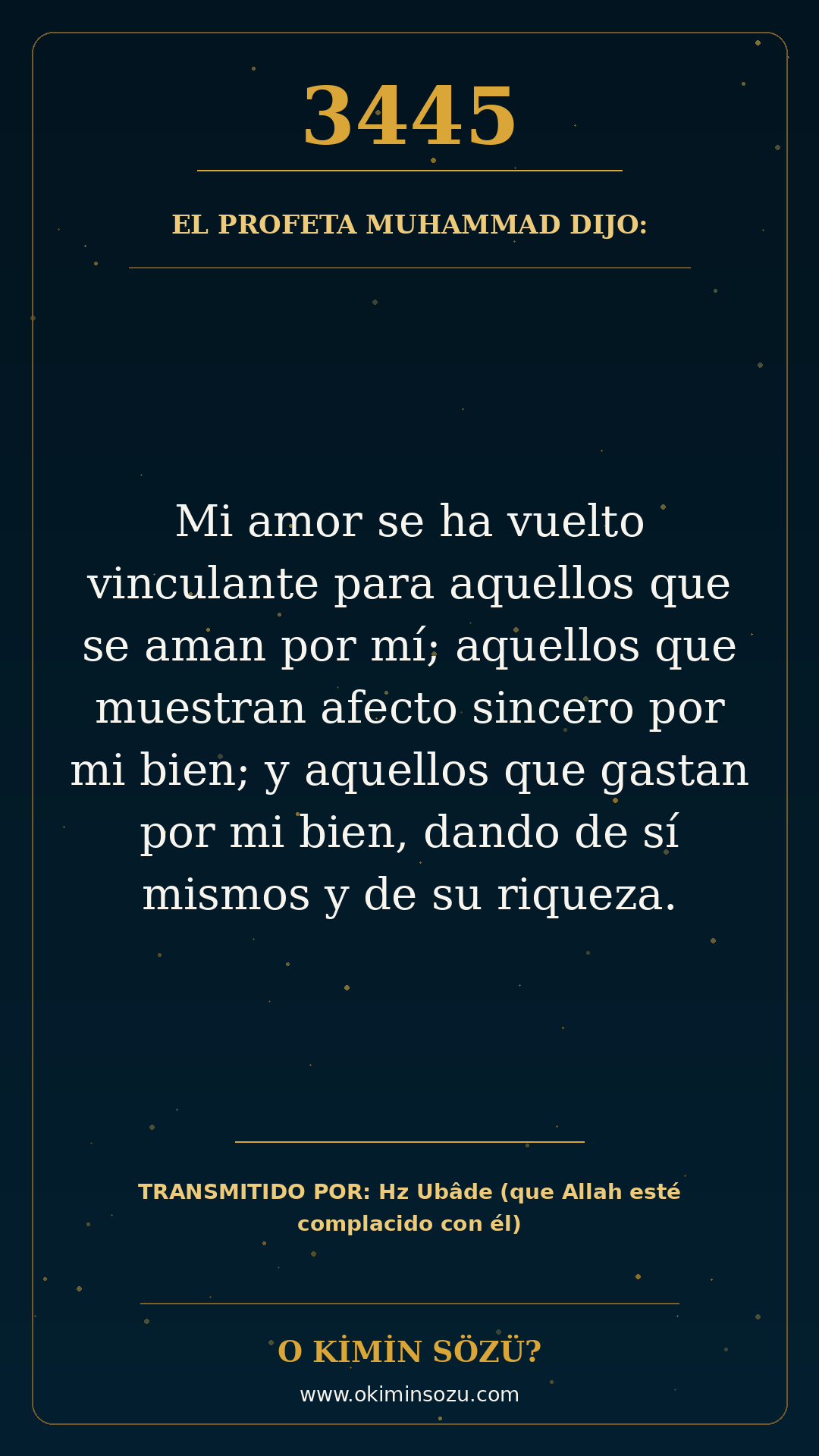 hadis 3445 es
