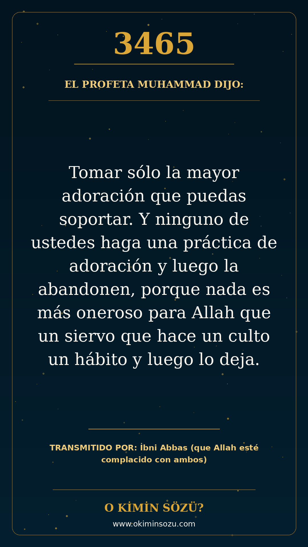 hadis 3465 es