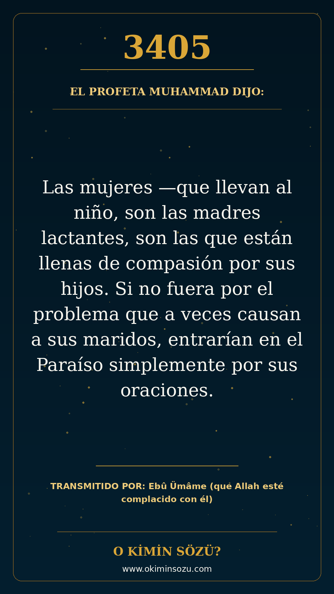 hadis 3405 es