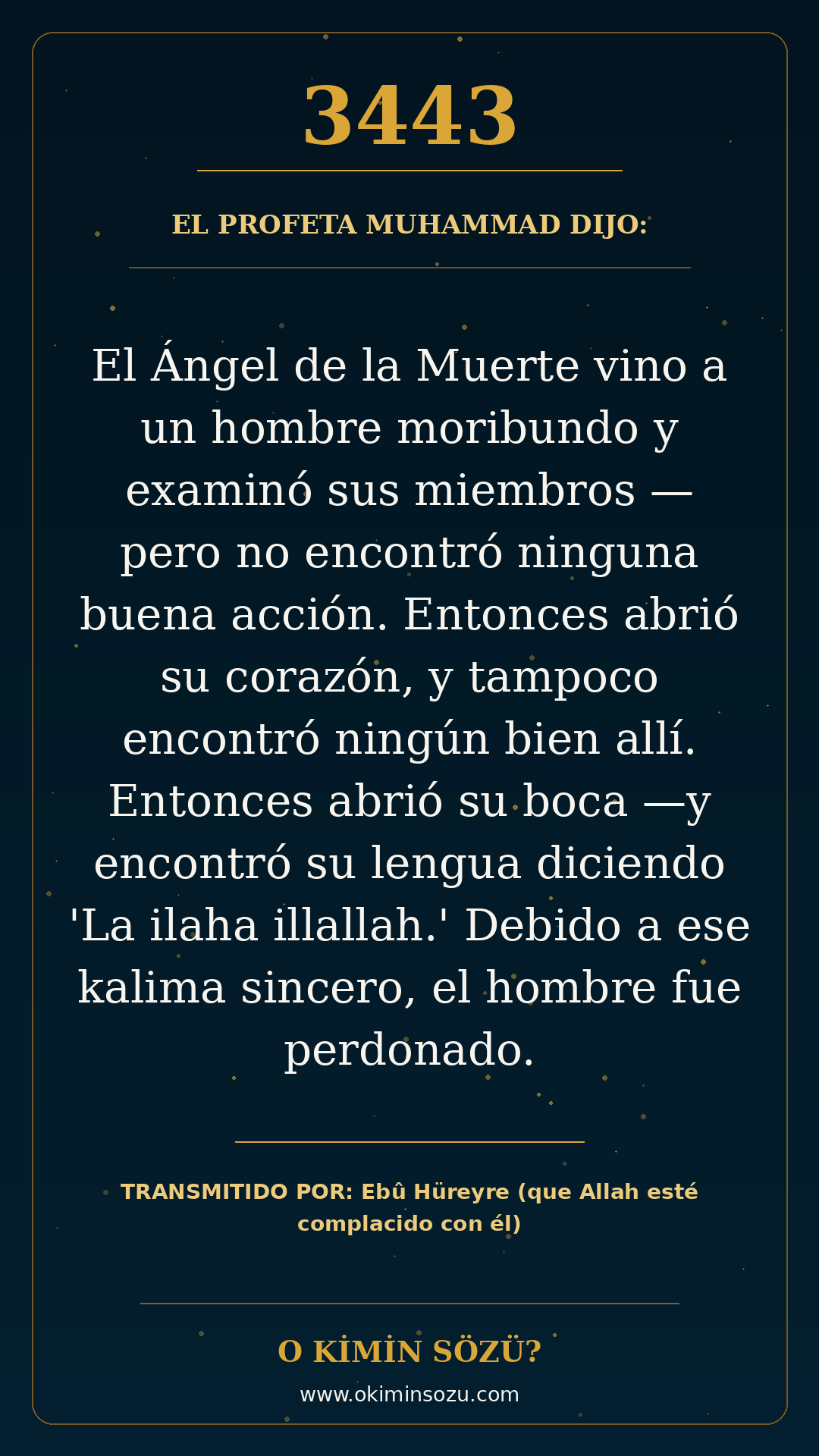 hadis 3443 es