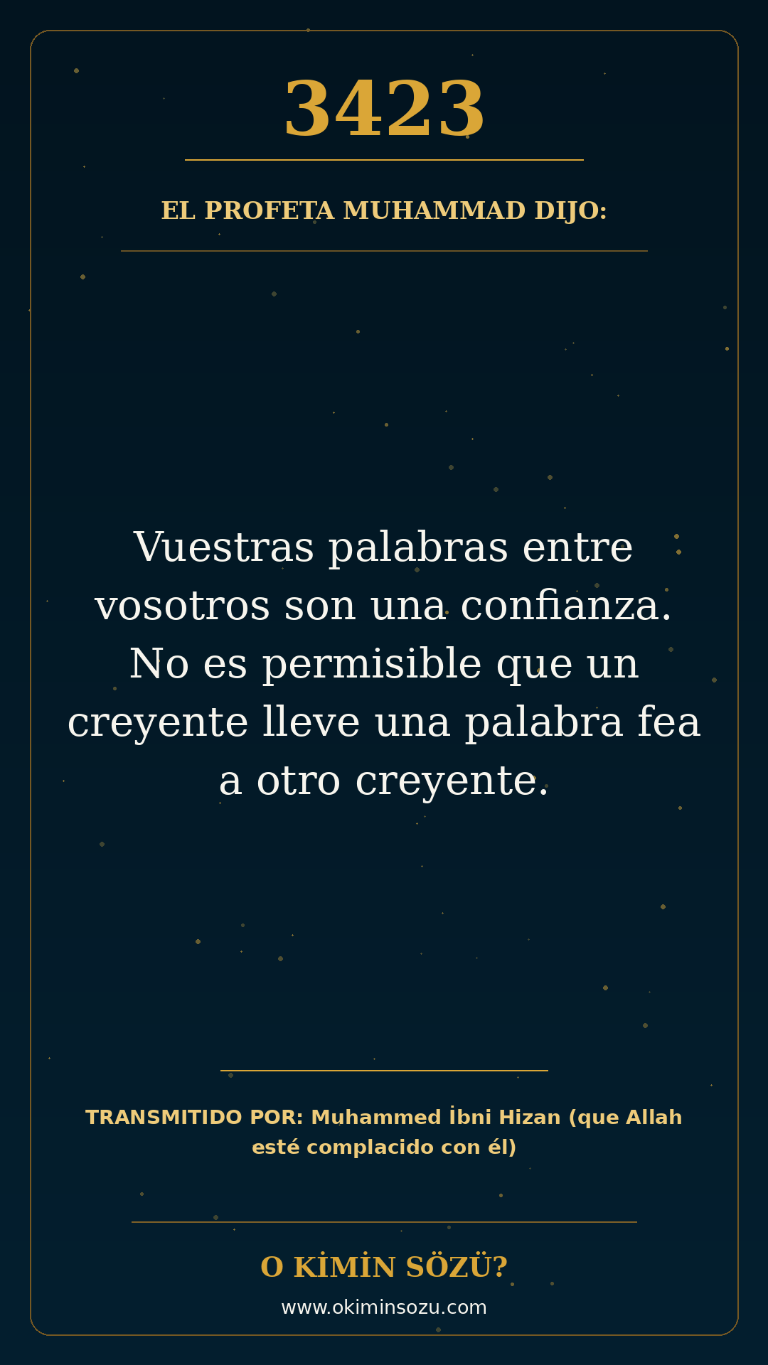 hadis 3423 es