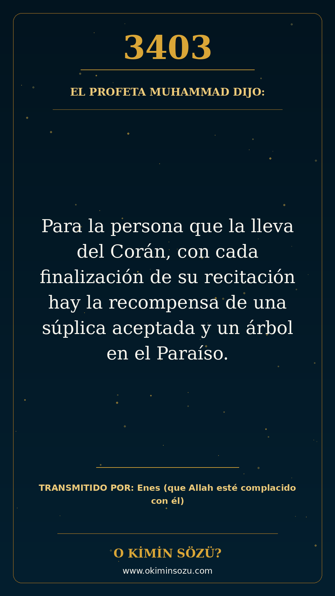 hadis 3403 es