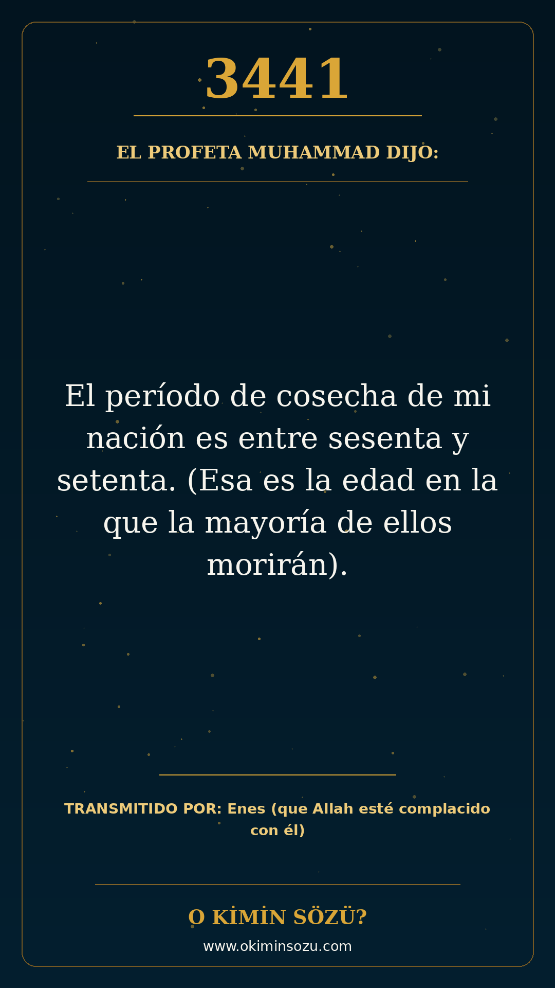 hadis 3441 es