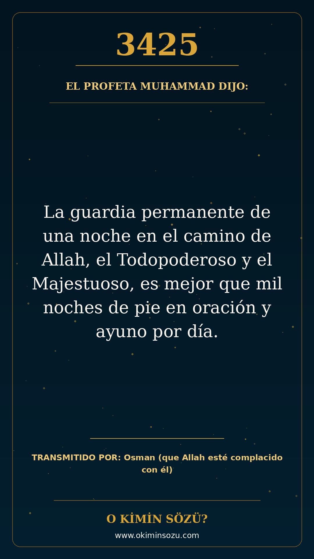 hadis 3425 es