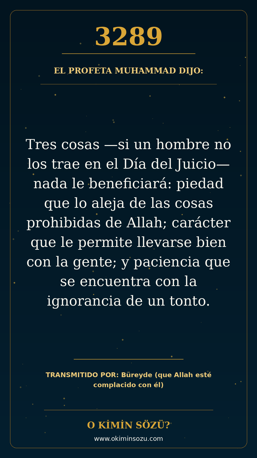hadis 3289 es