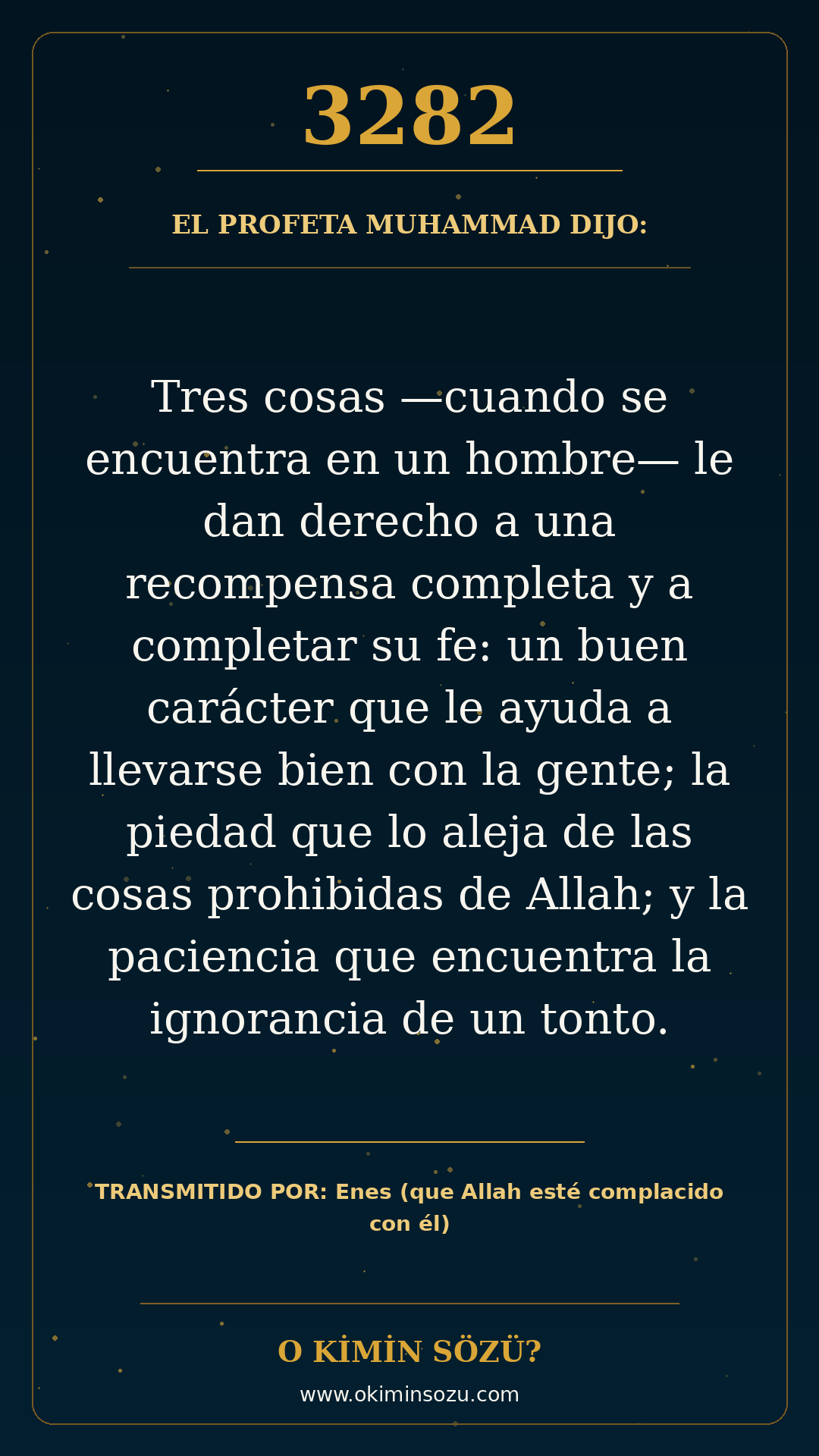 hadis 3282 es