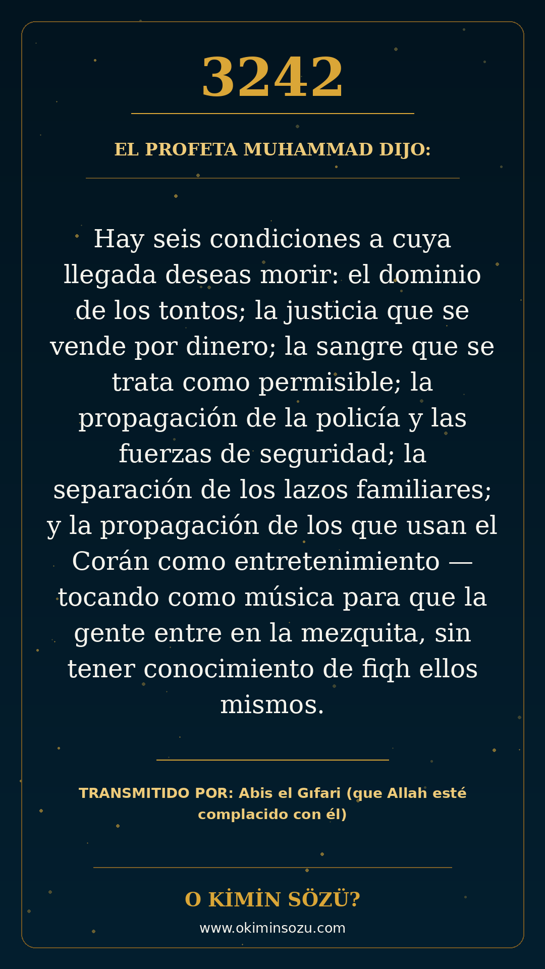 hadis 3242 es