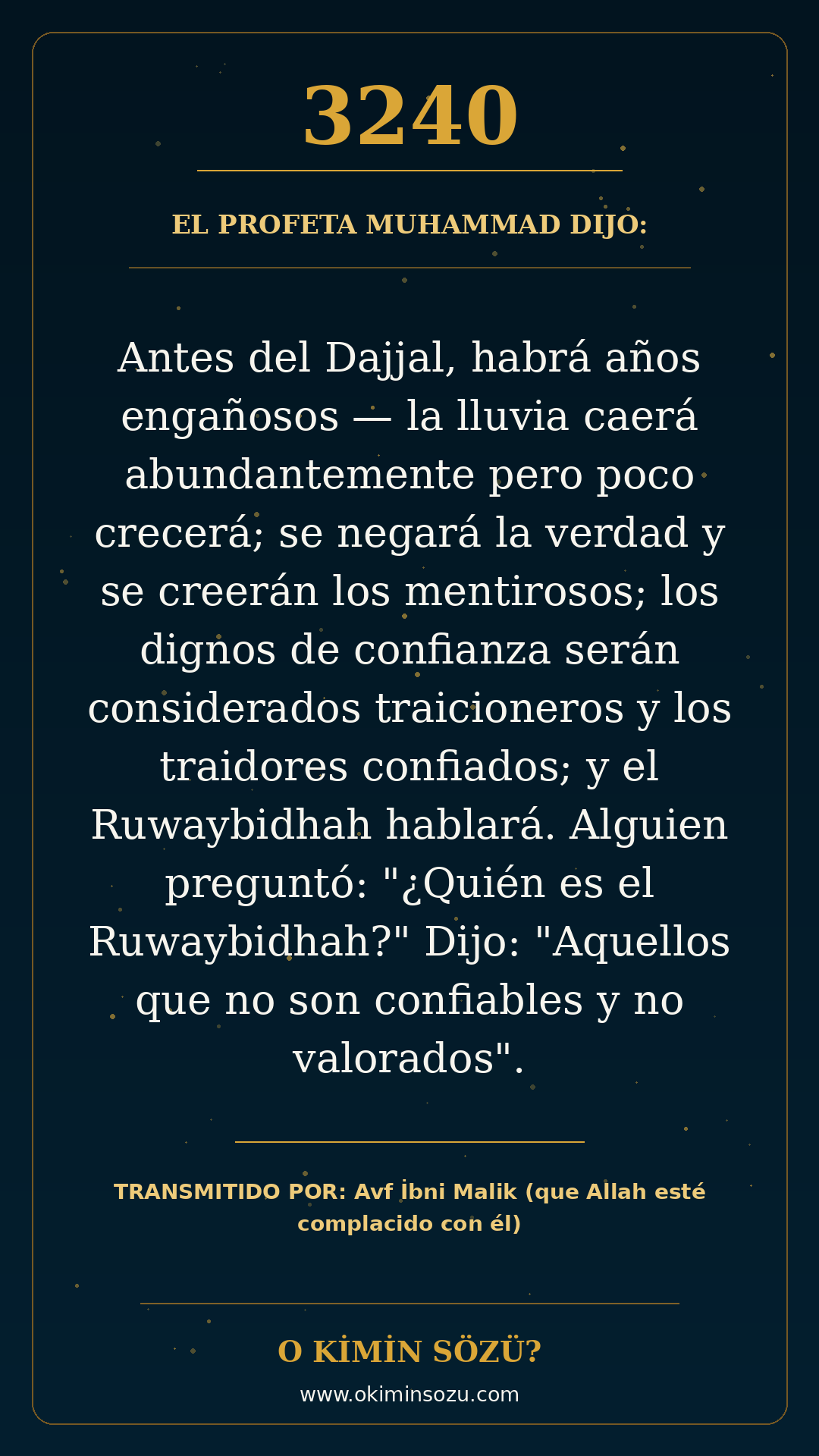 hadis 3240 es