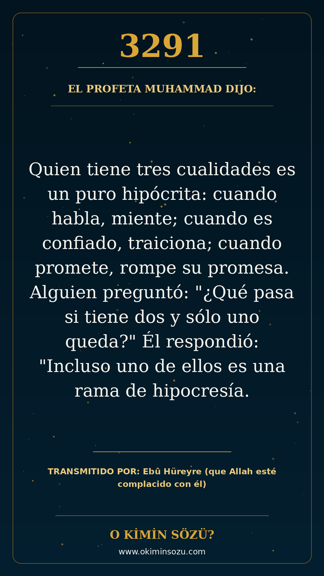 hadis 3291 es