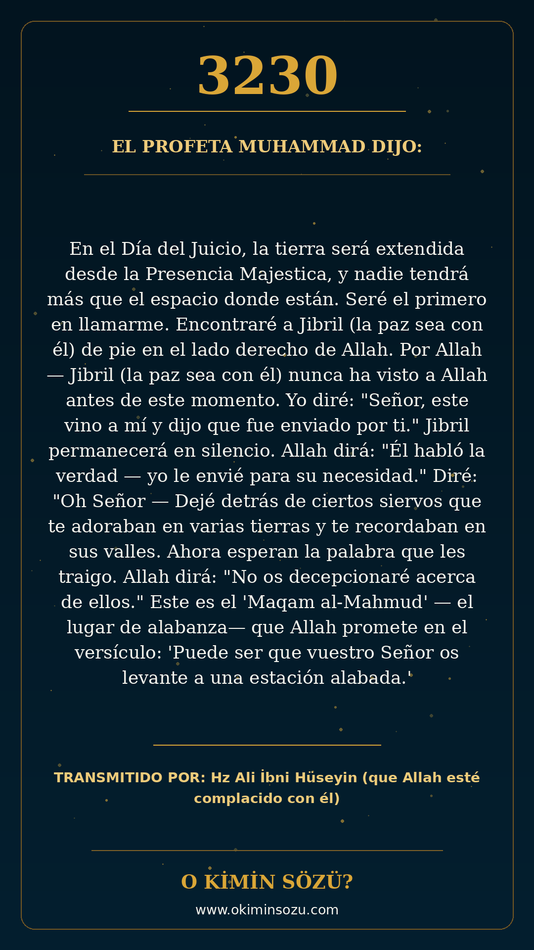 hadis 3230 es