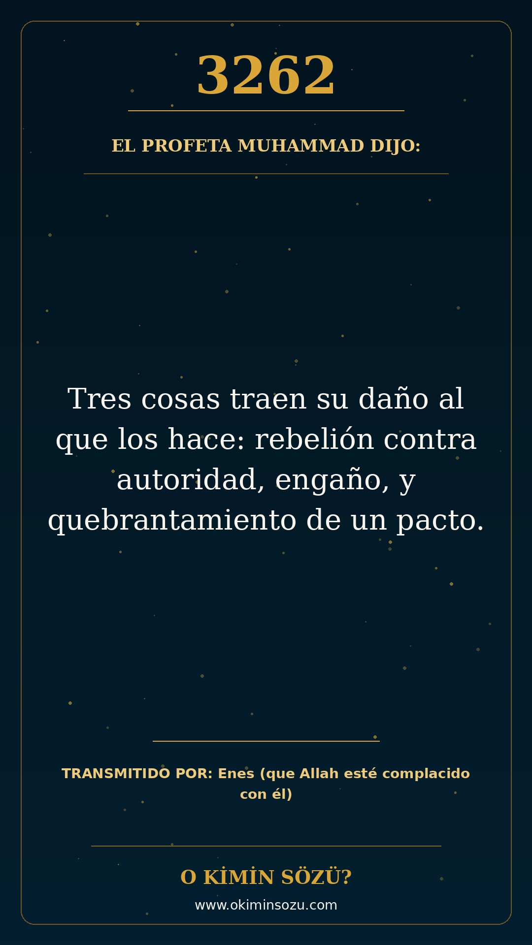 hadis 3262 es
