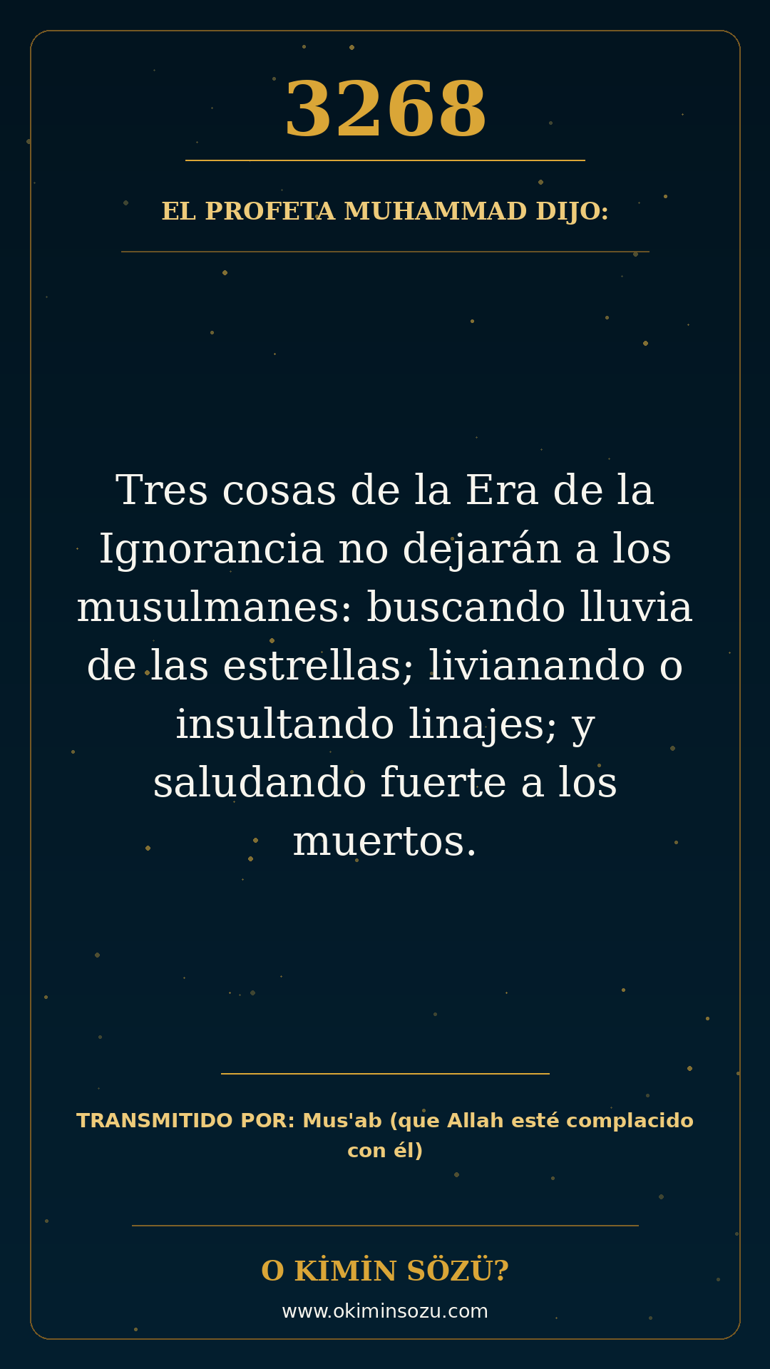 hadis 3268 es