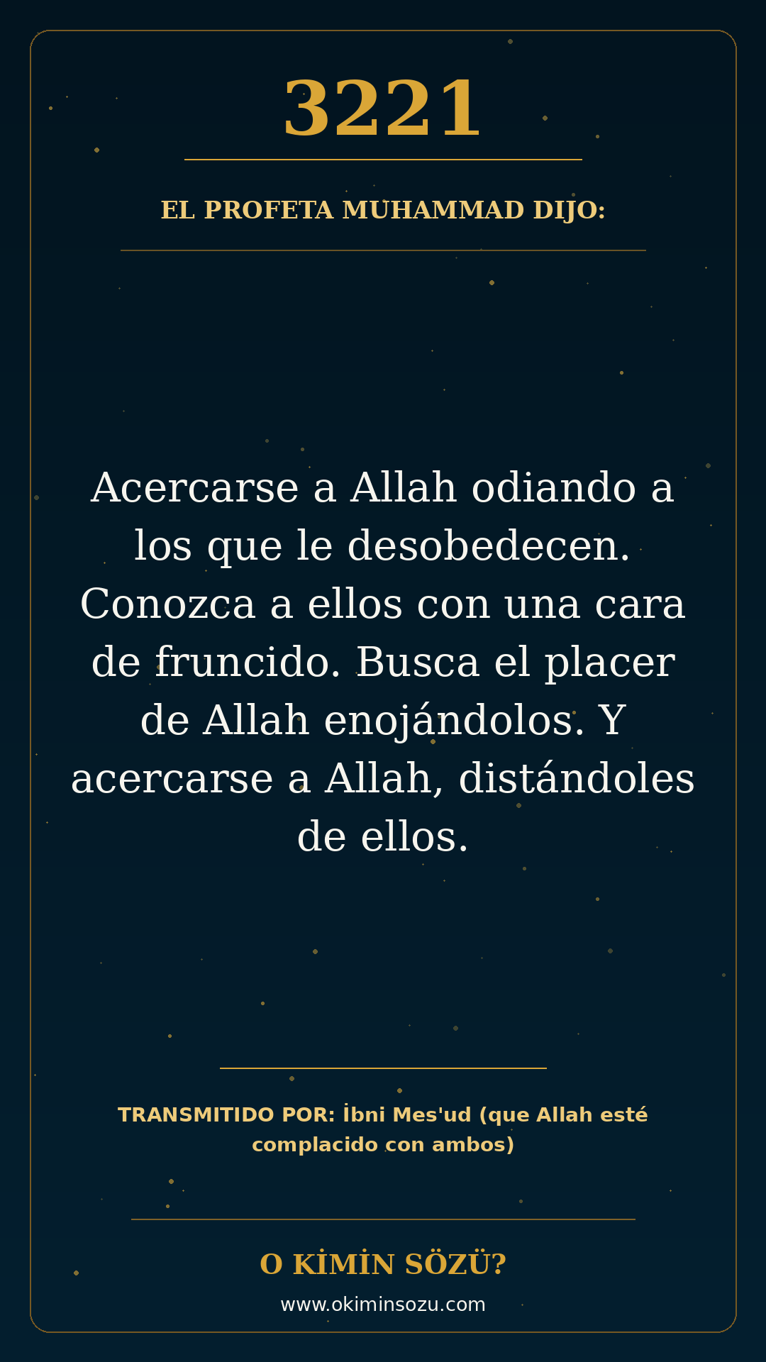 hadis 3221 es