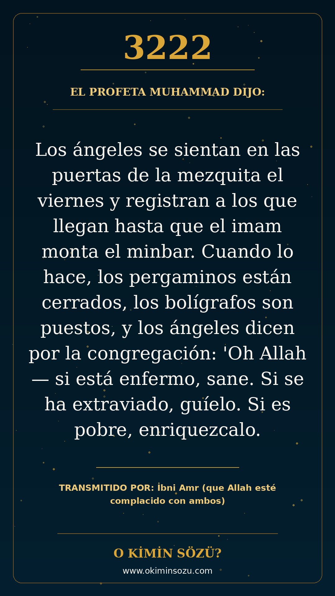 hadis 3222 es