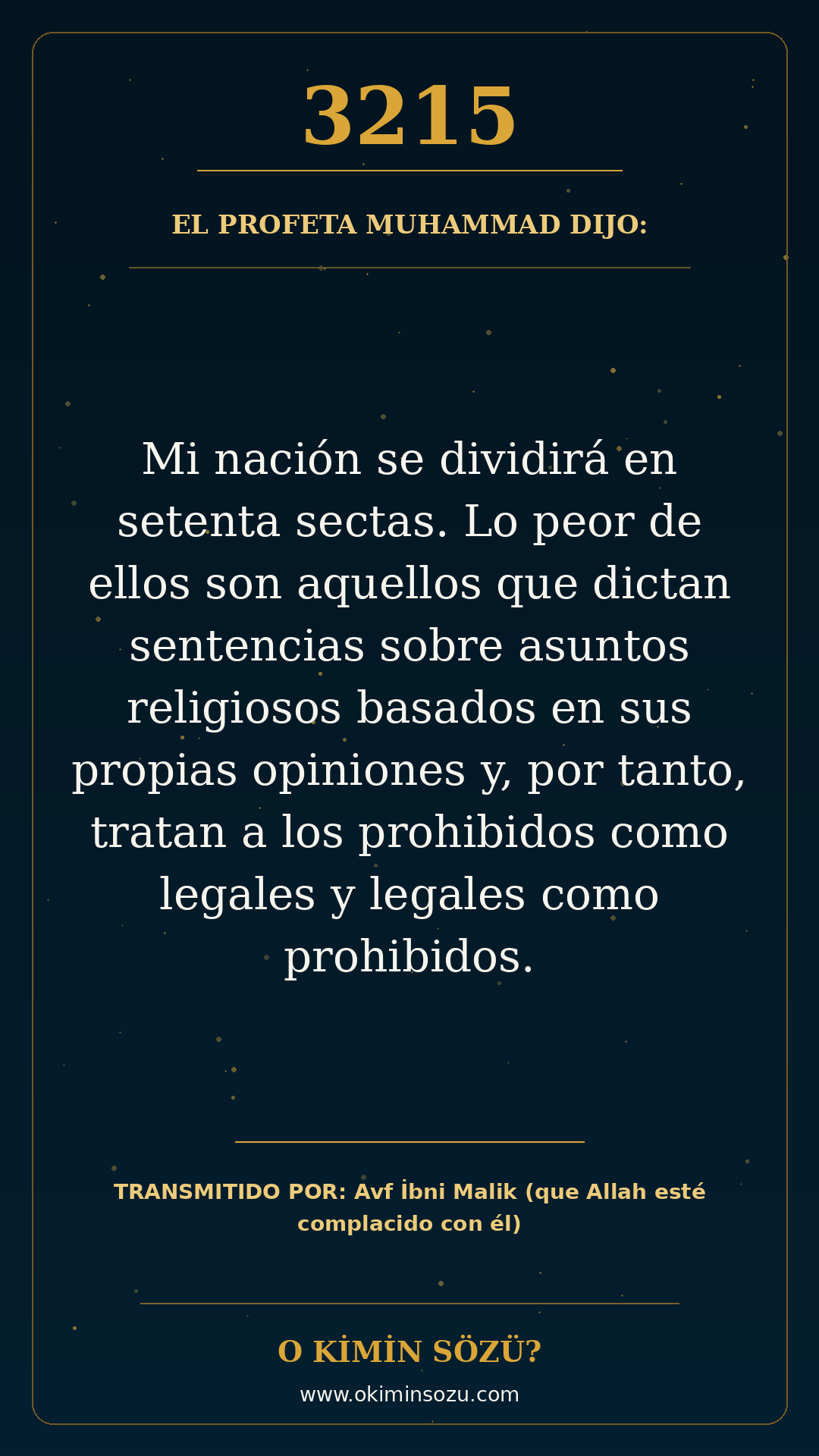 hadis 3215 es