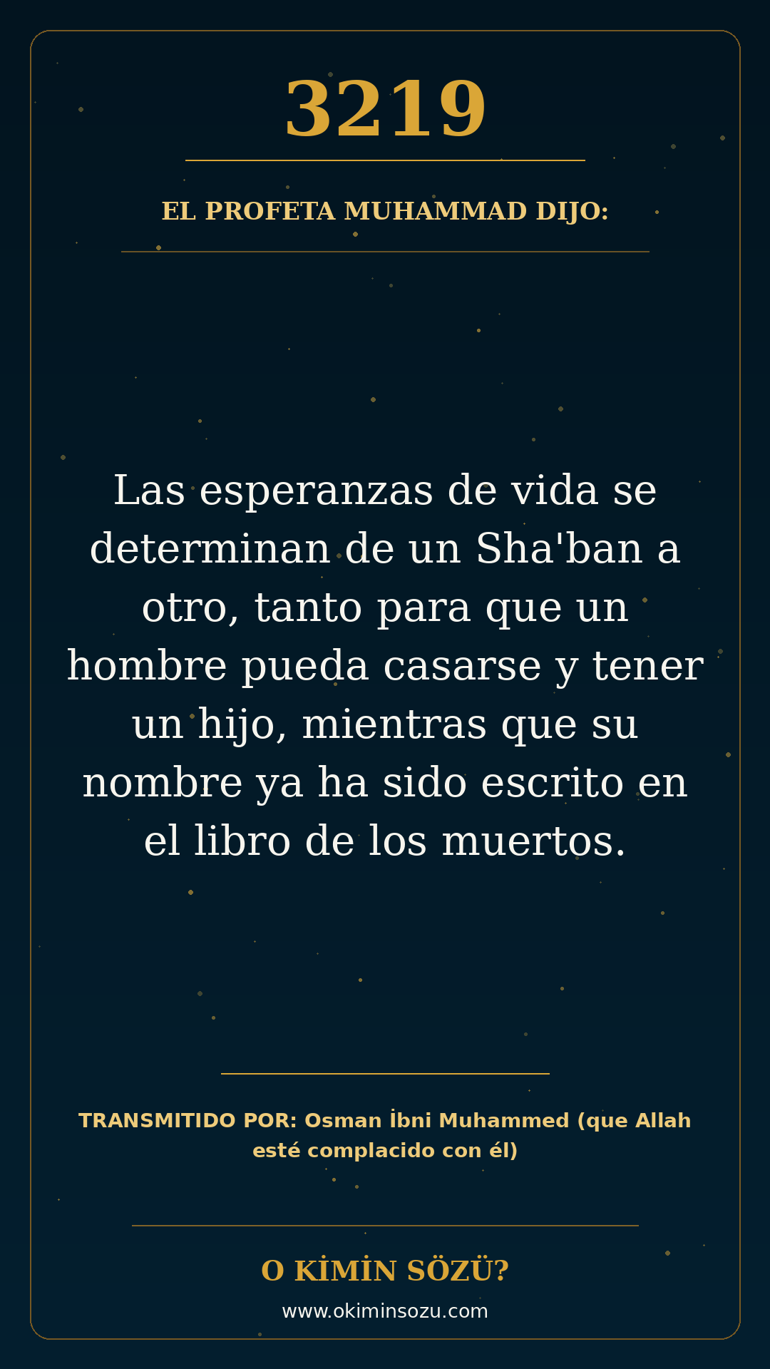 hadis 3219 es
