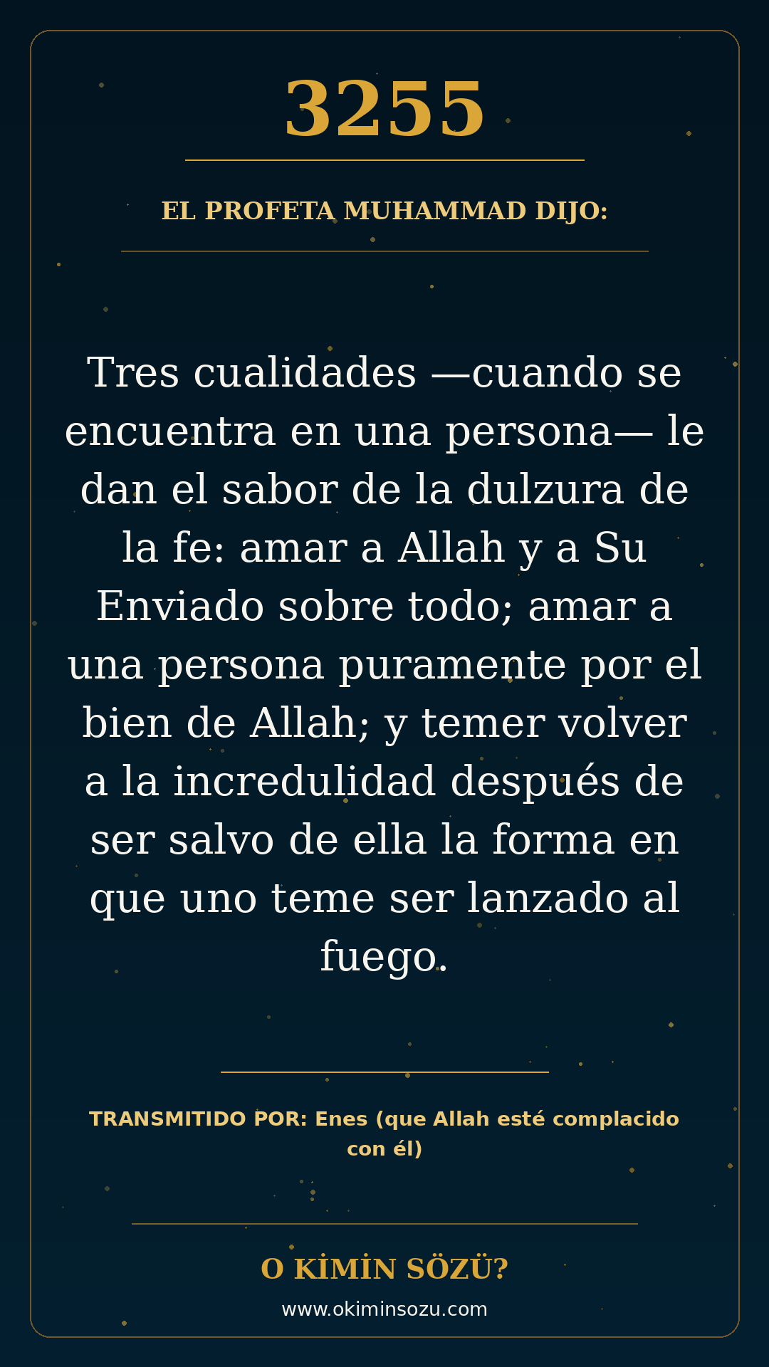 hadis 3255 es