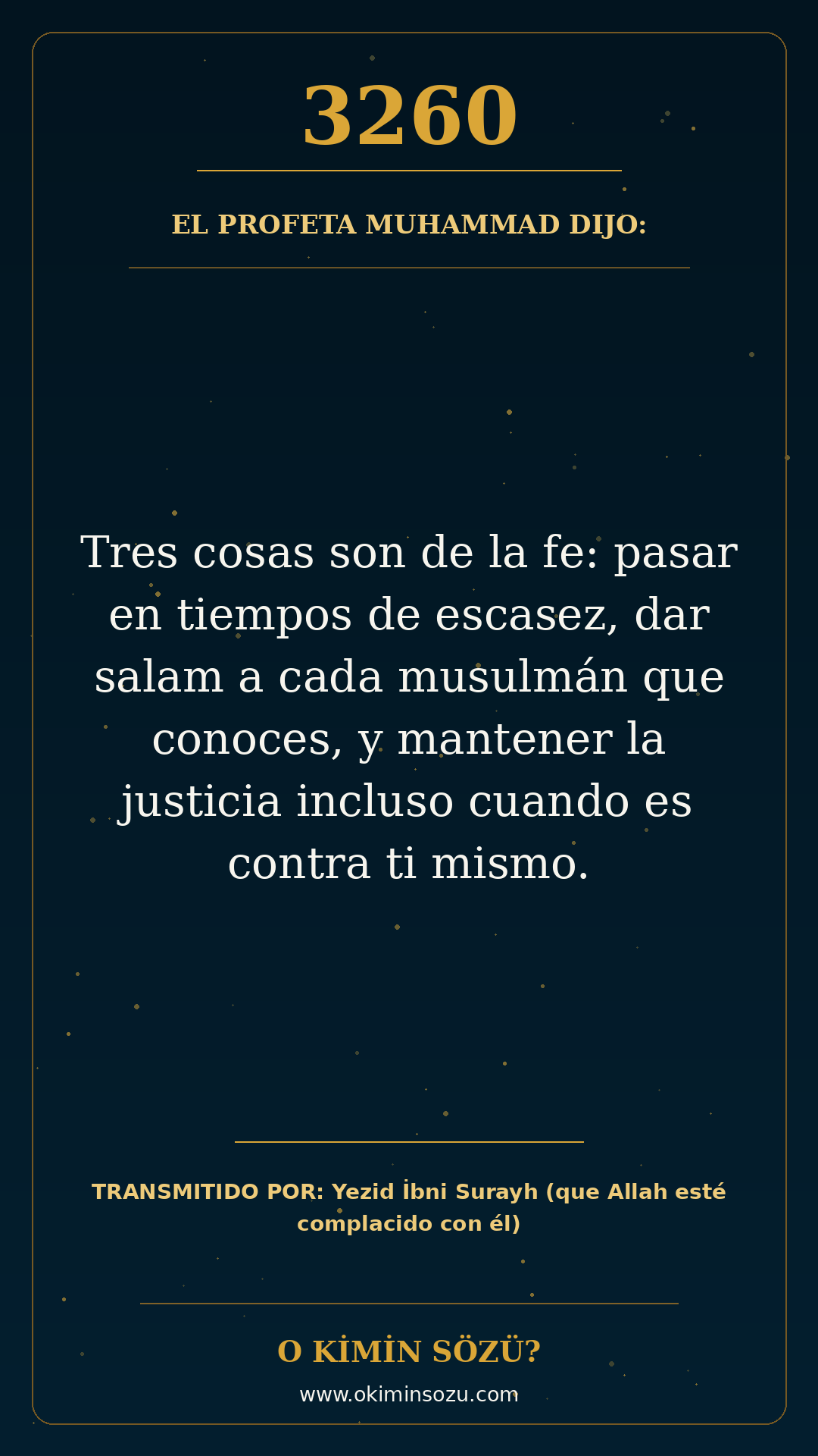 hadis 3260 es