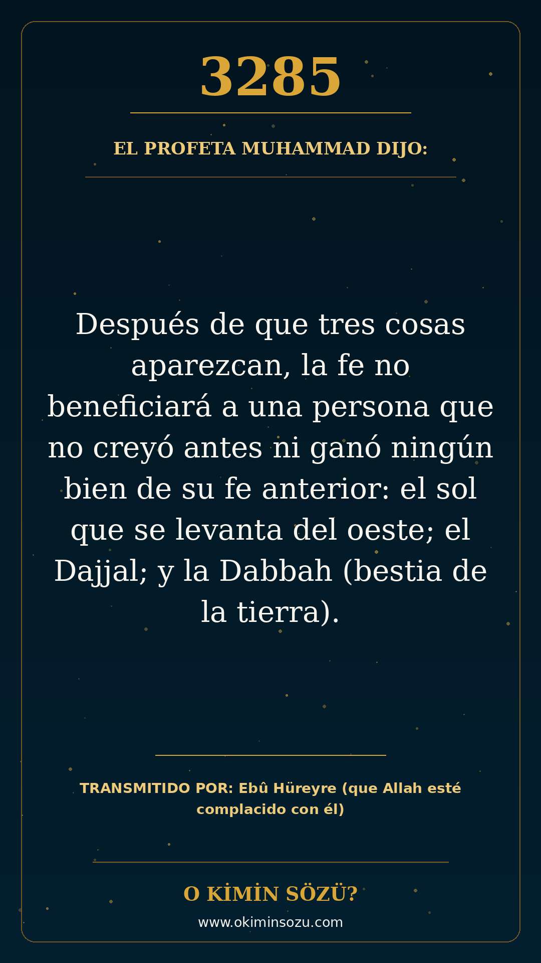 hadis 3285 es