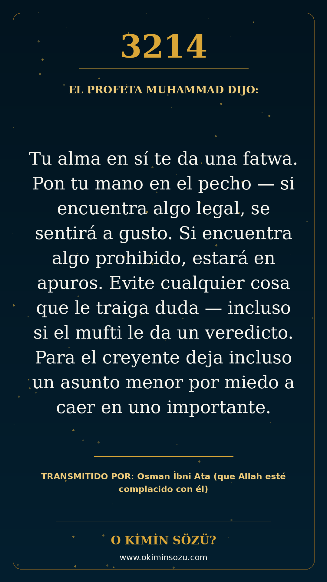 hadis 3214 es