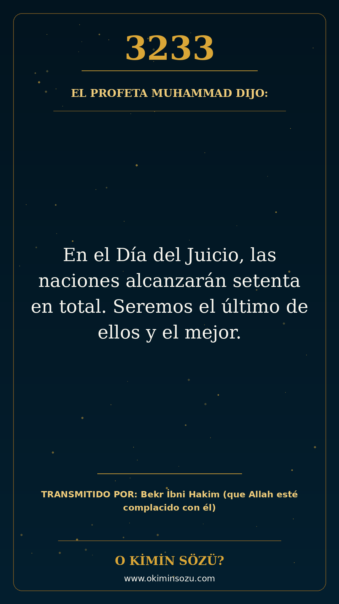 hadis 3233 es