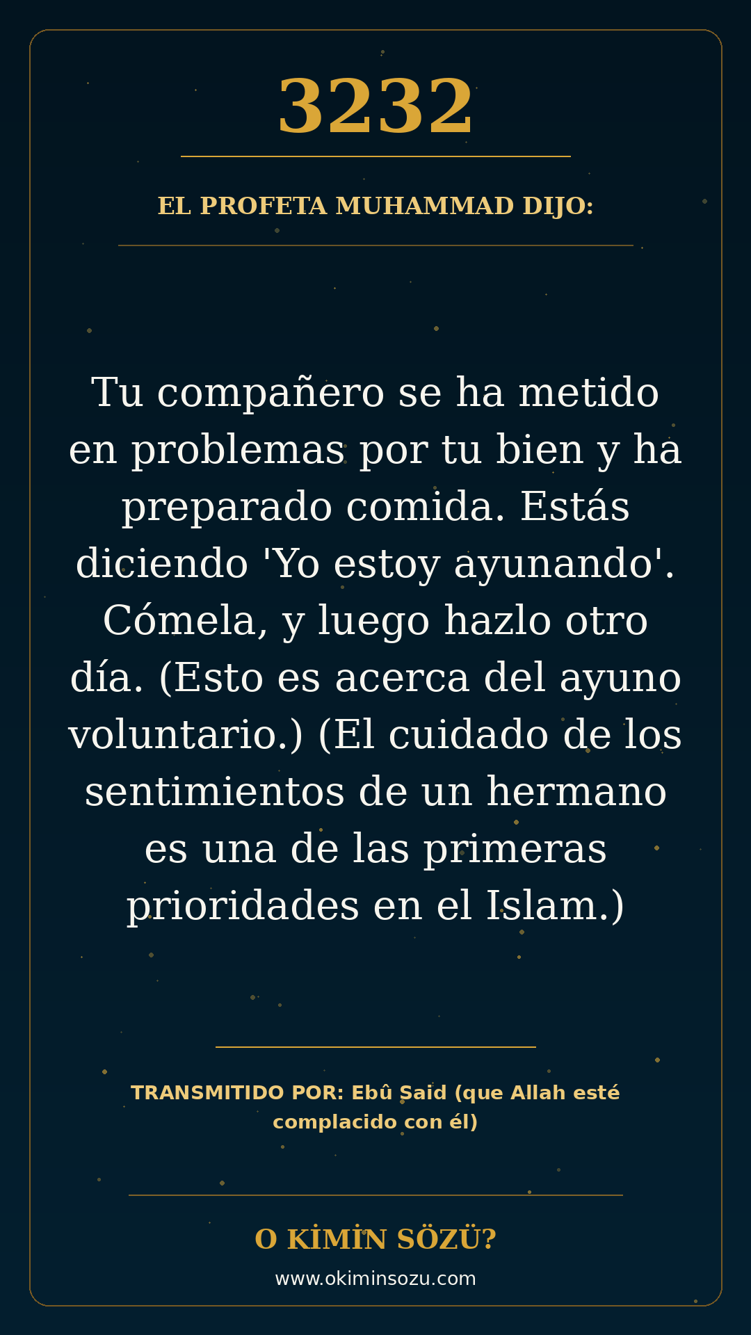 hadis 3232 es
