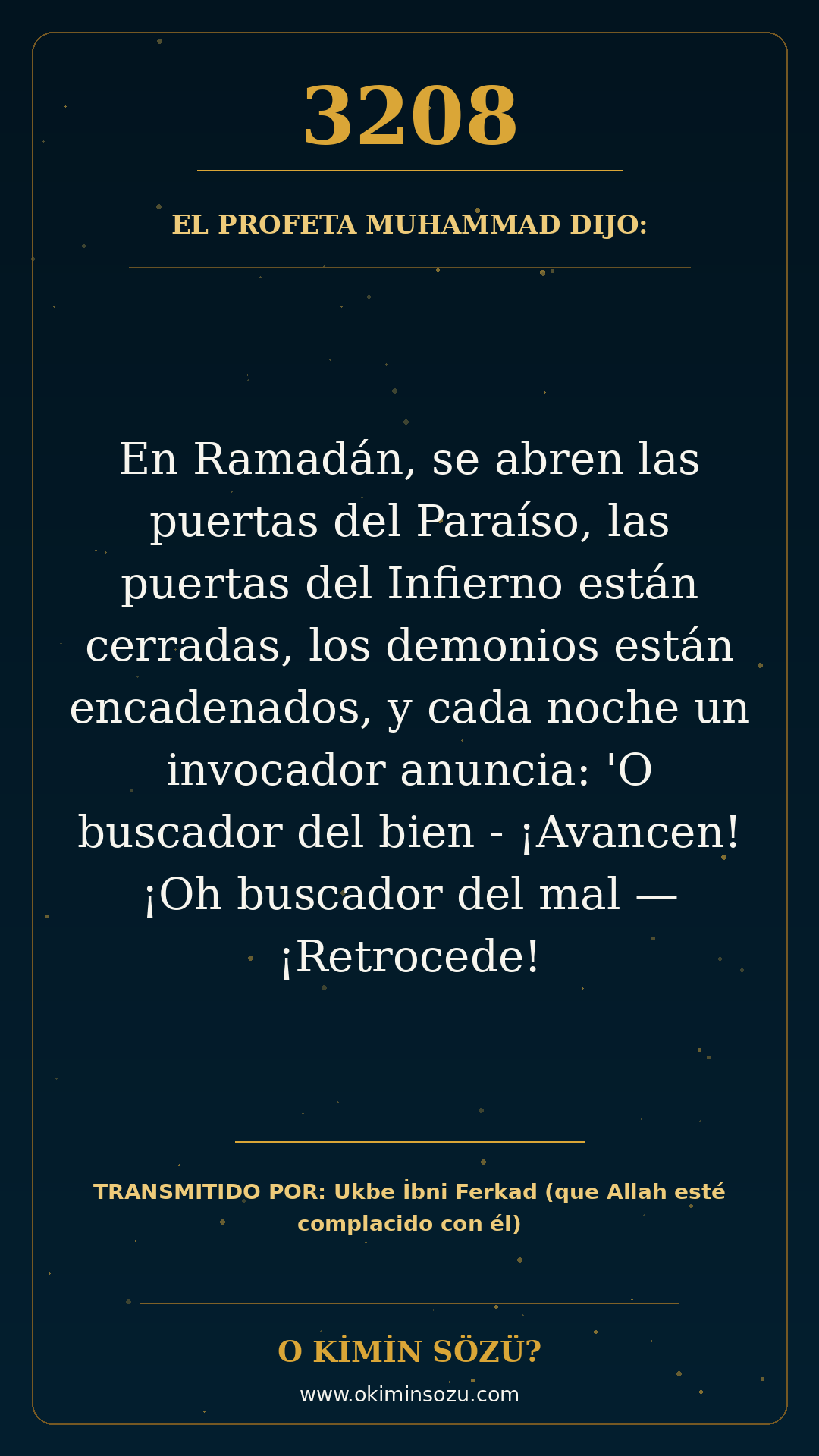 hadis 3208 es