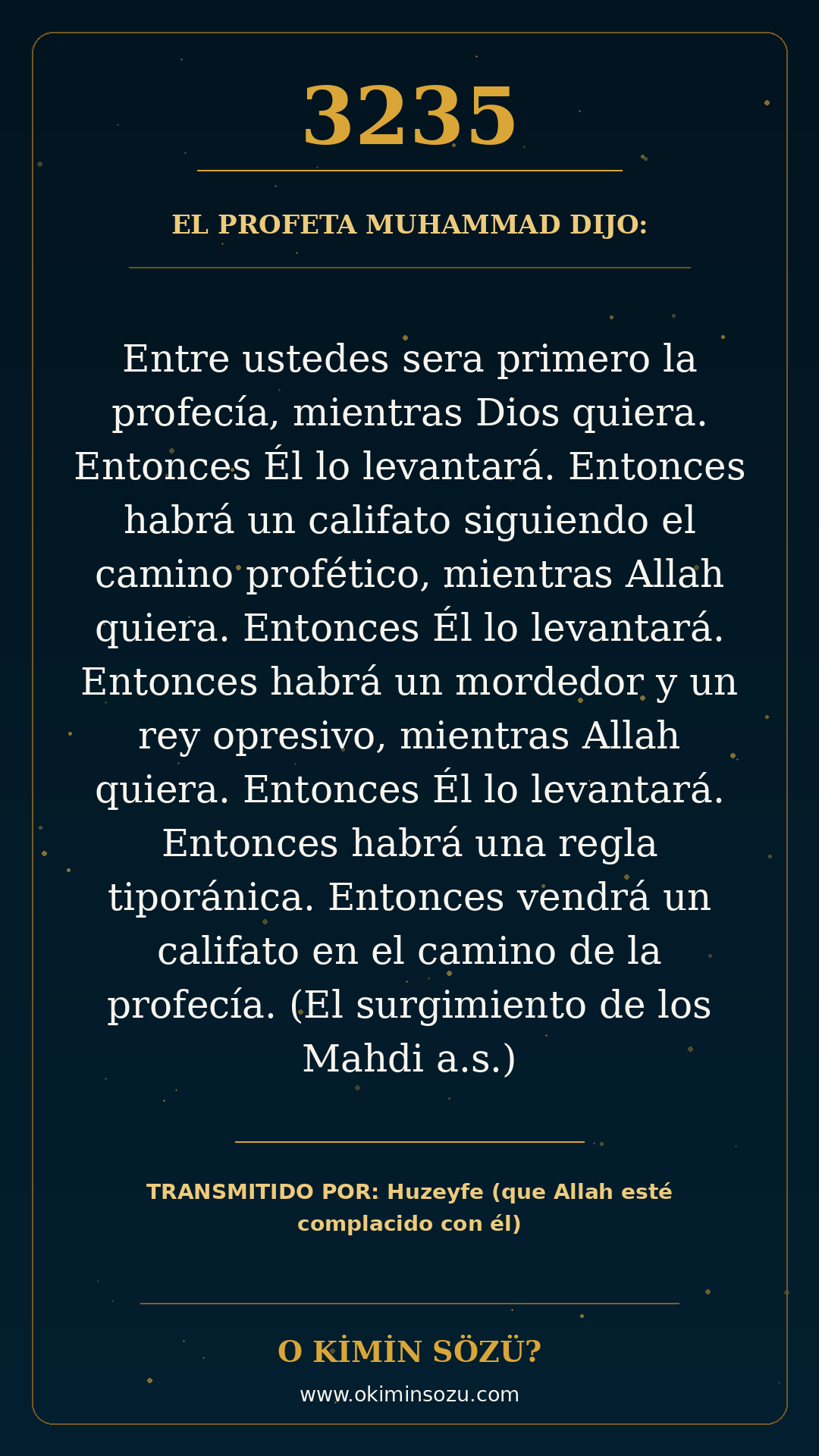 hadis 3235 es