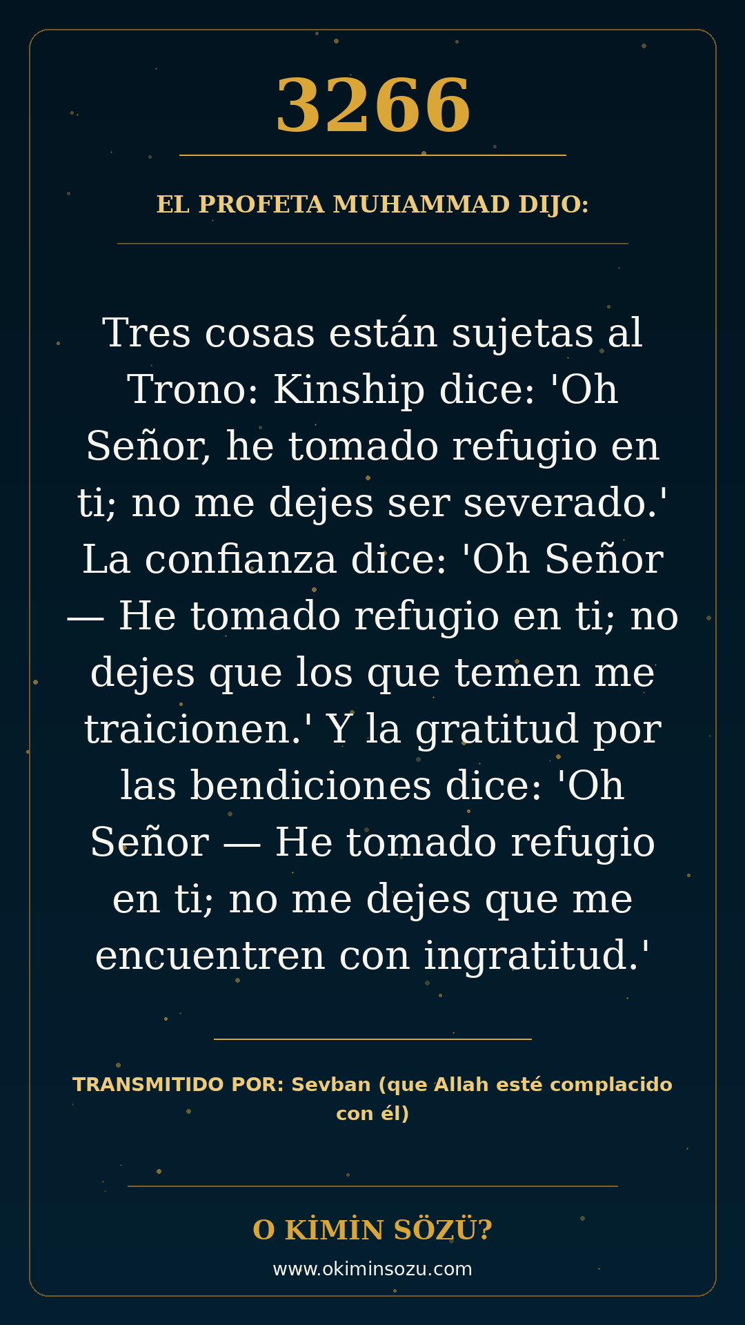 hadis 3266 es
