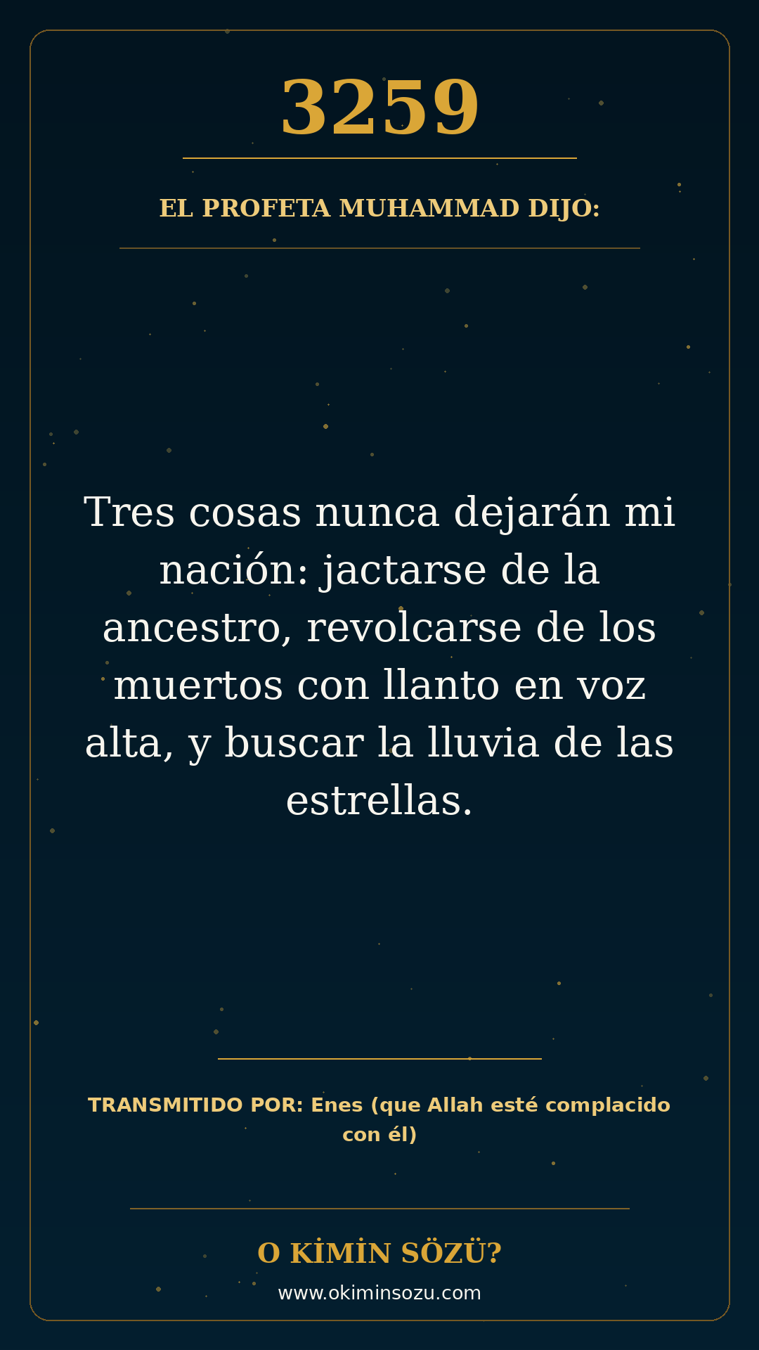 hadis 3259 es