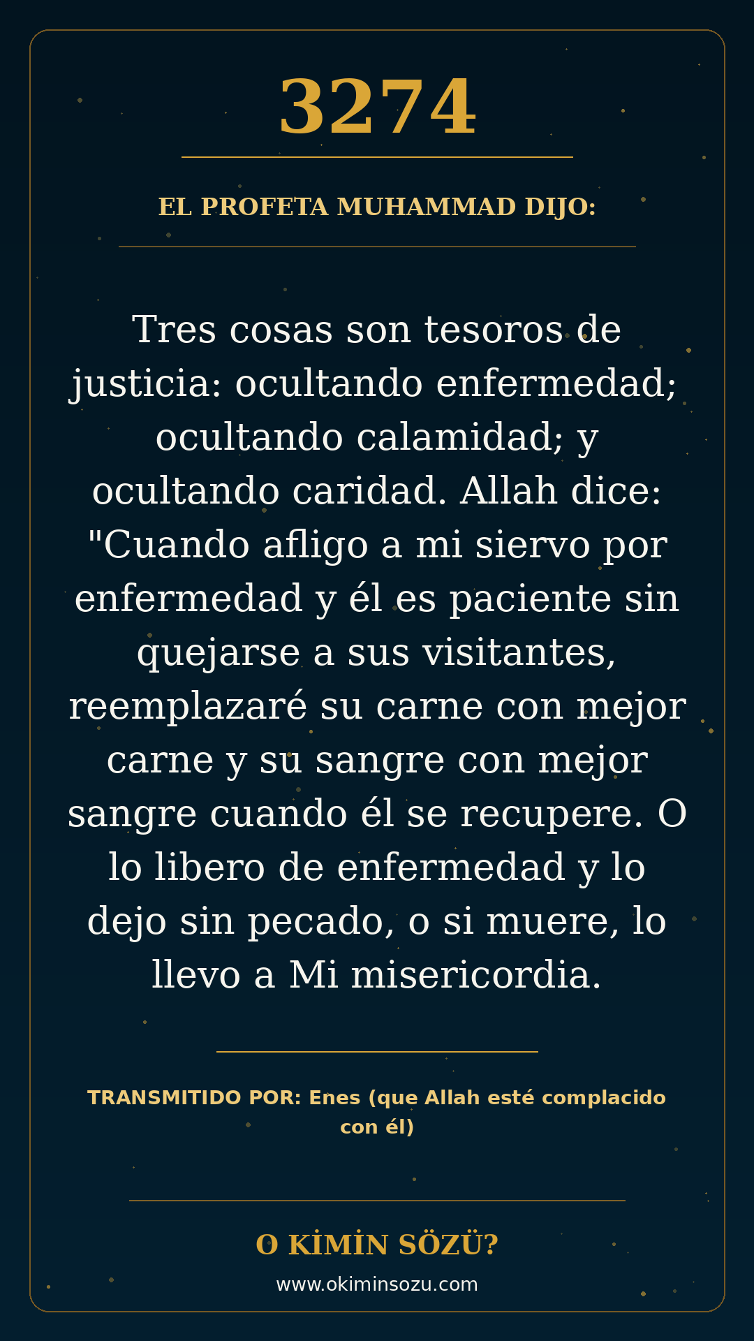 hadis 3274 es