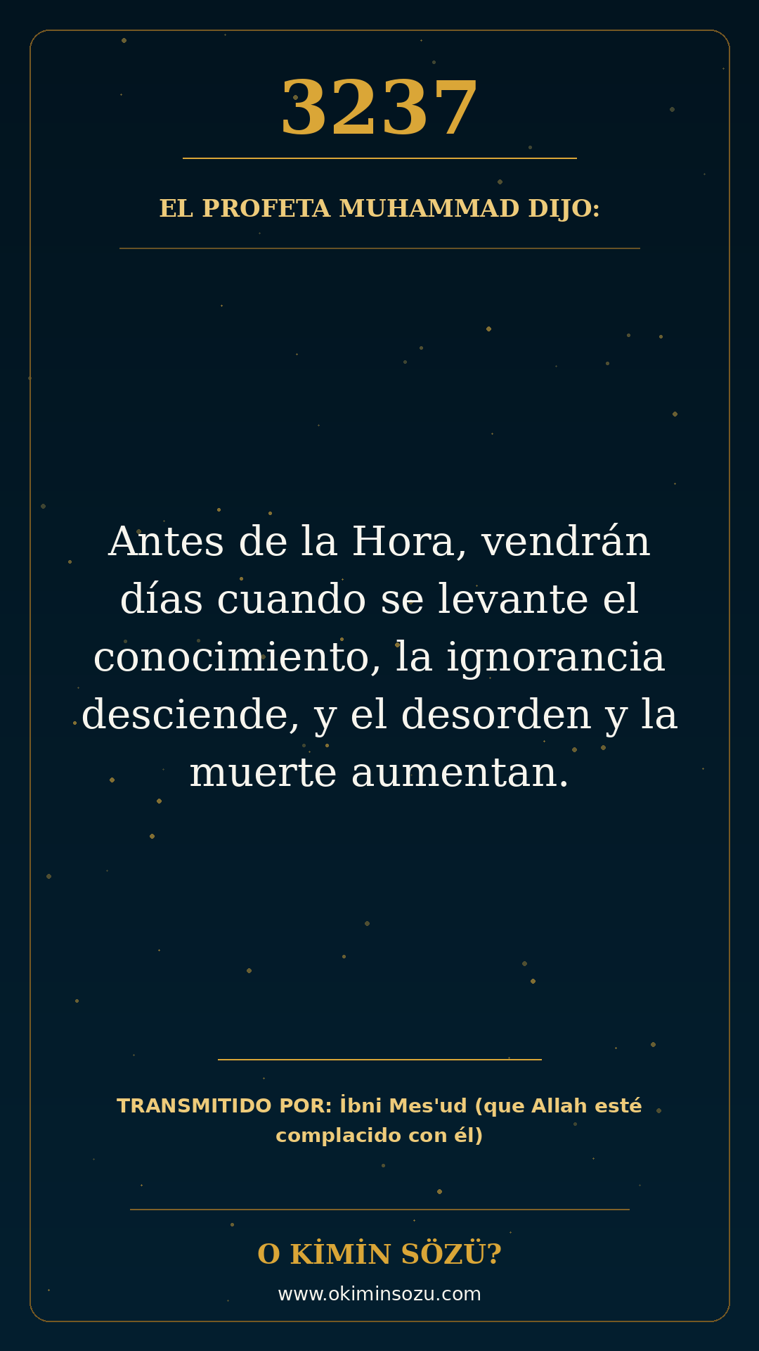 hadis 3237 es