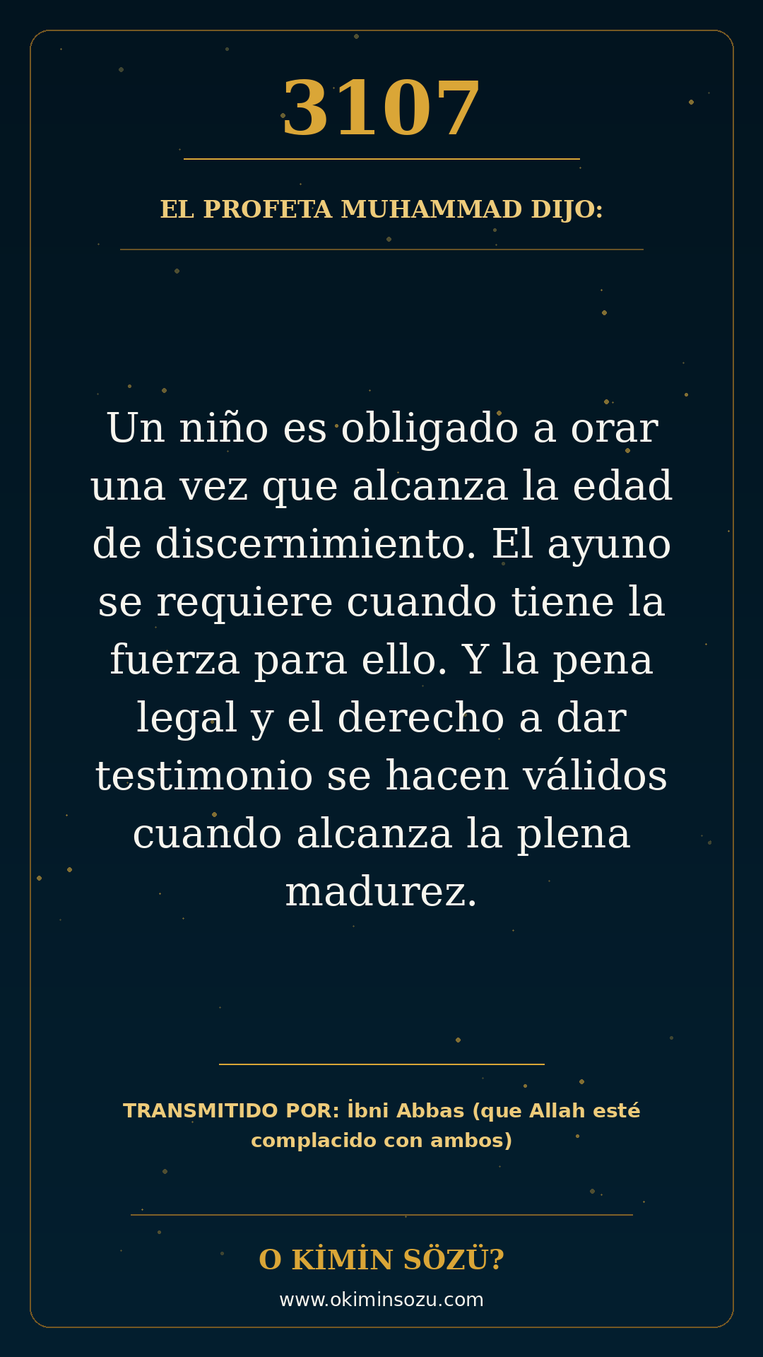 hadis 3107 es