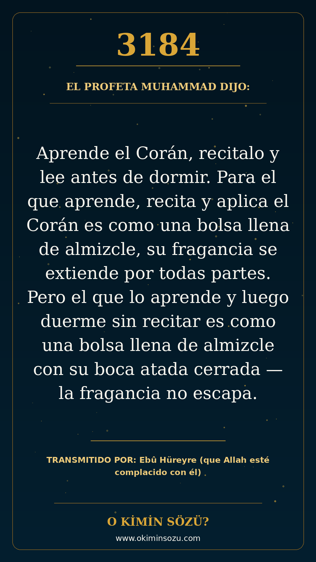 hadis 3184 es