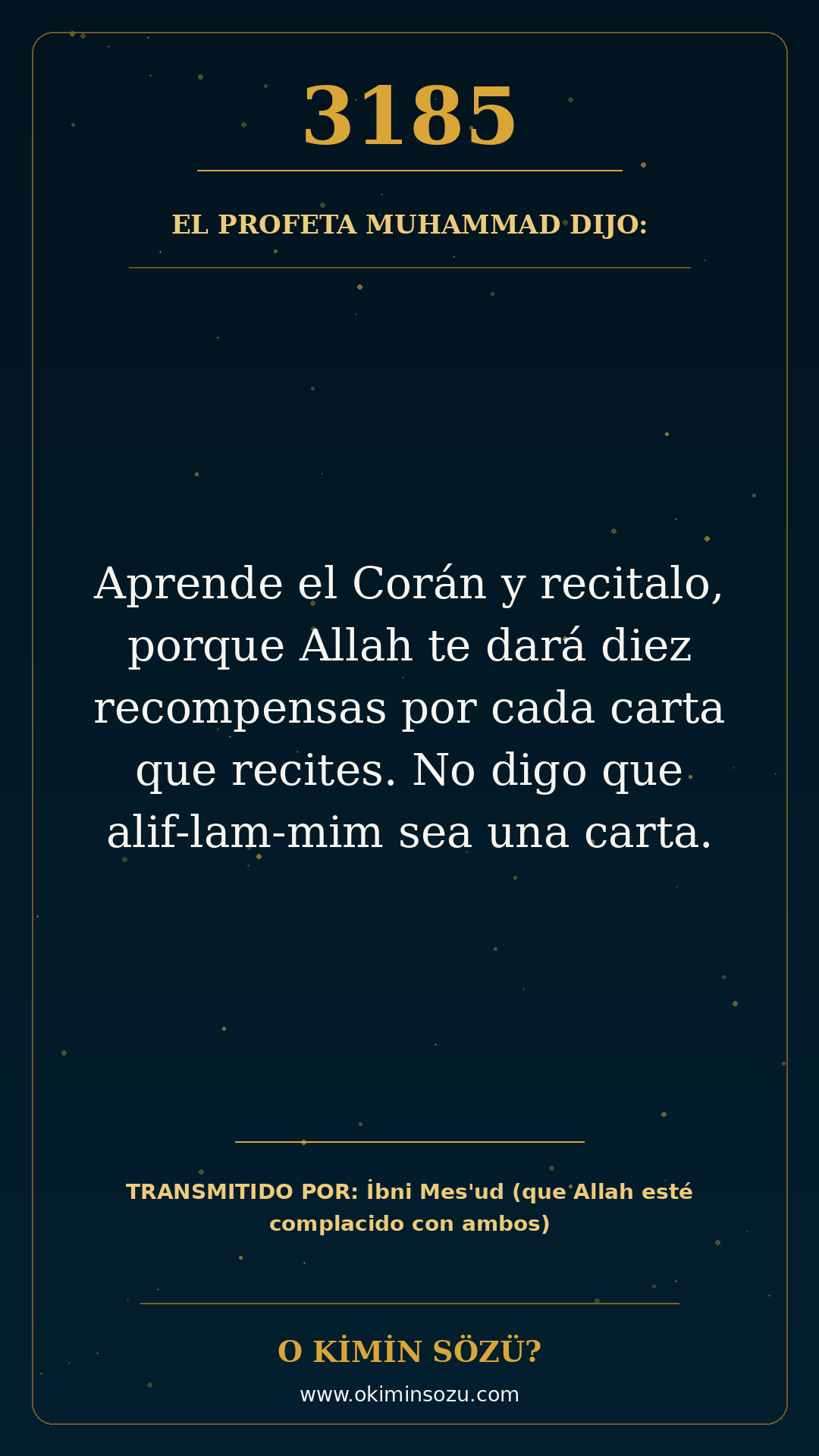 hadis 3185 es