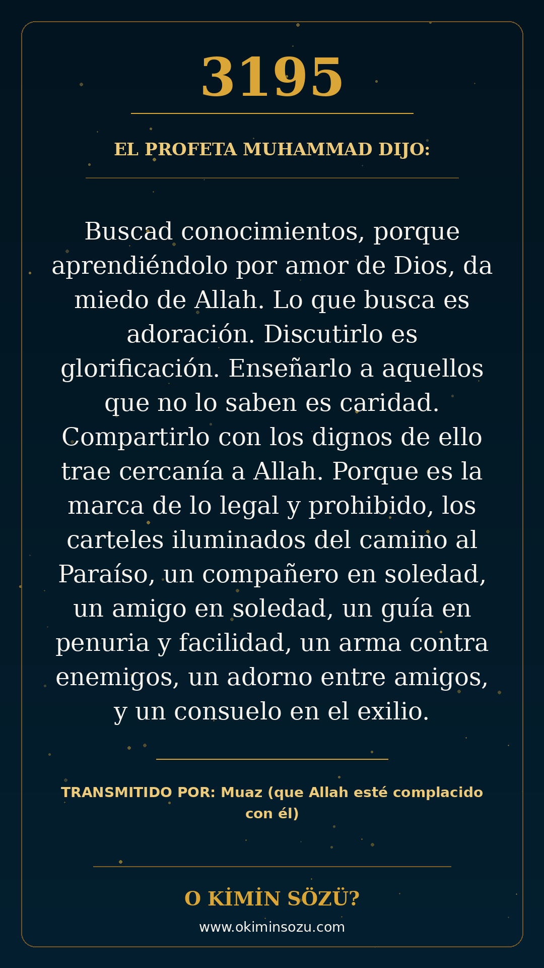 hadis 3195 es