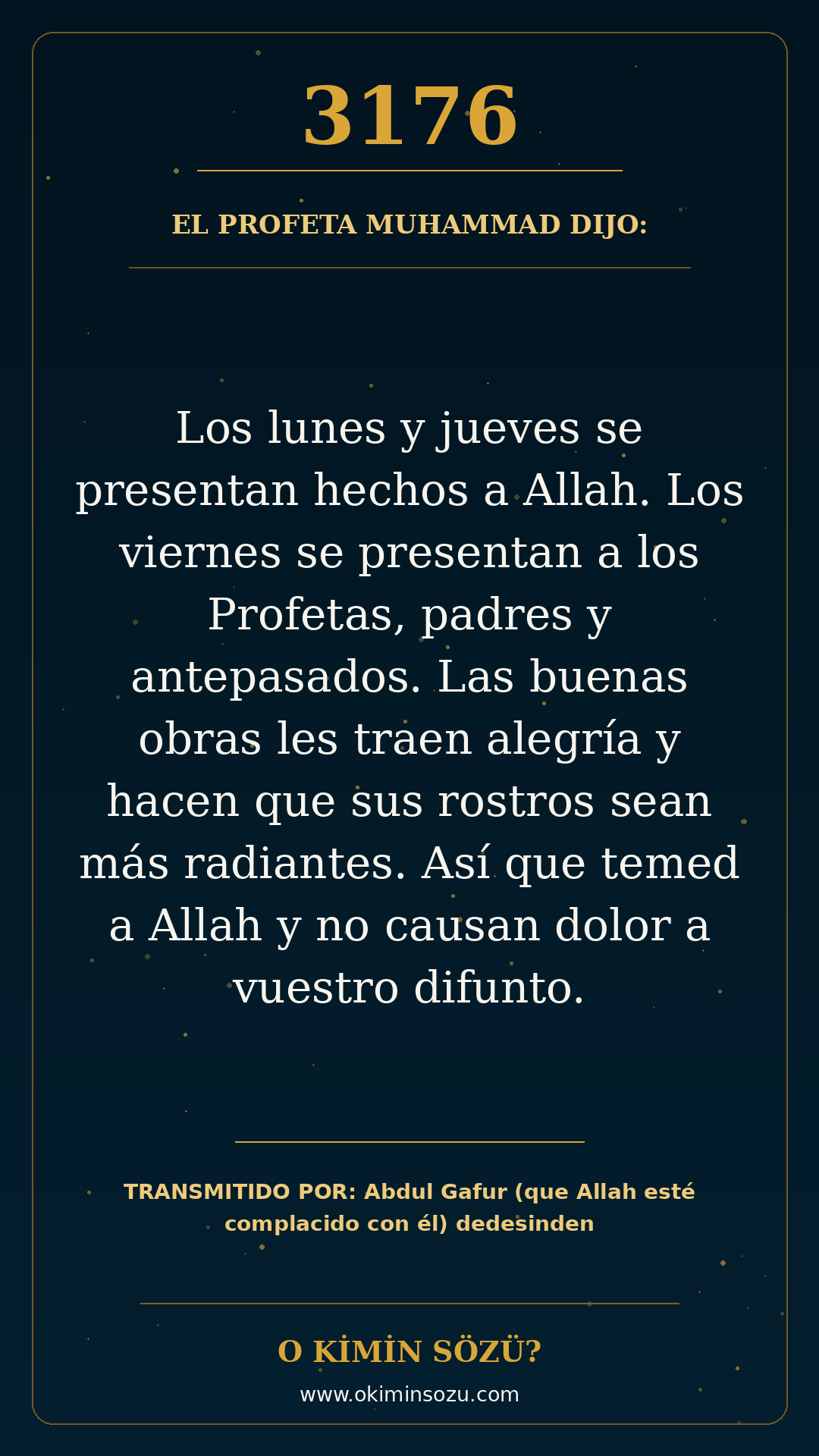 hadis 3176 es