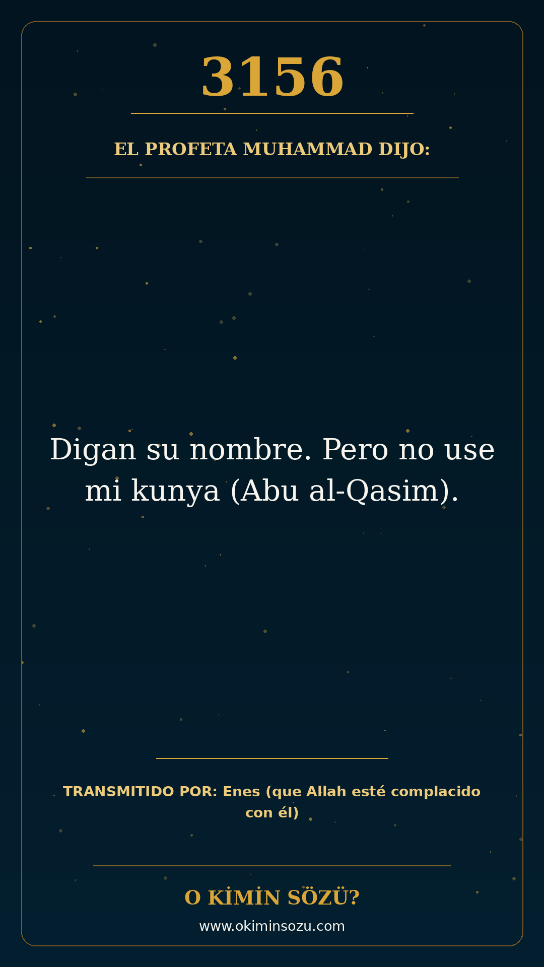 hadis 3156 es