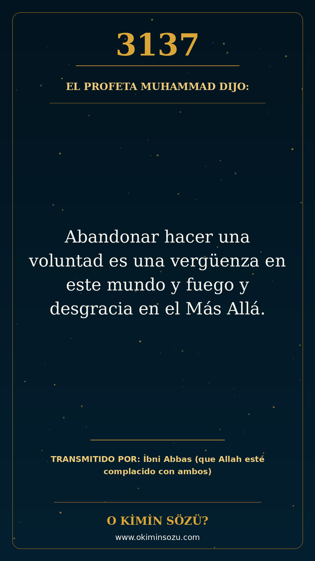 hadis 3137 es